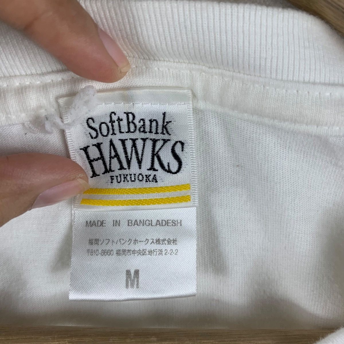 MLB MLB SOFTBANK HAWKS Fukuoka Takano Saiten Tee Shirt Top 2018 Size US M / EU 48-50 / 2 - 7 Thumbnail