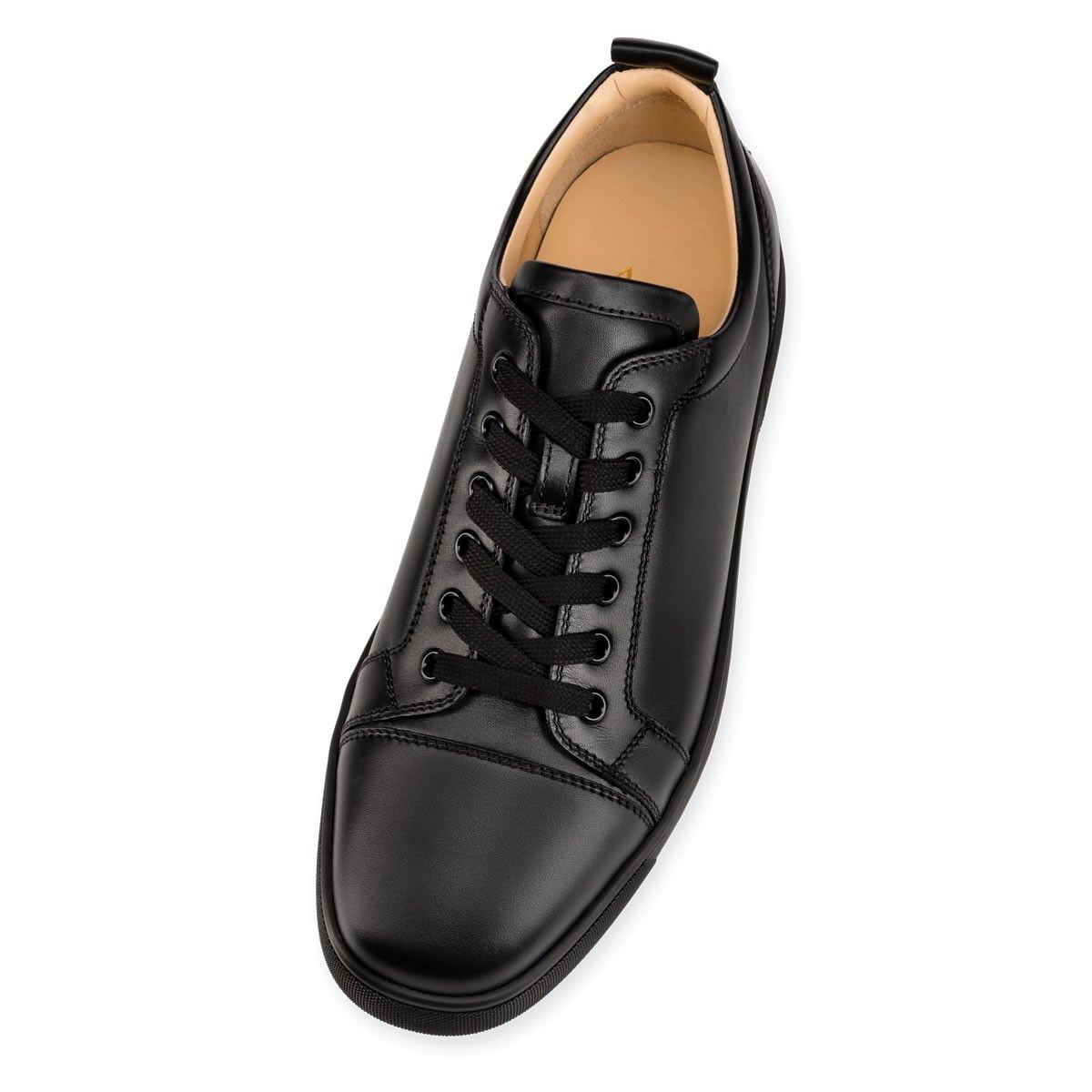Christian Louboutin o1bcso1str1024 Louis Junior Flat in Black Size US 12 / EU 45 - 4 Thumbnail