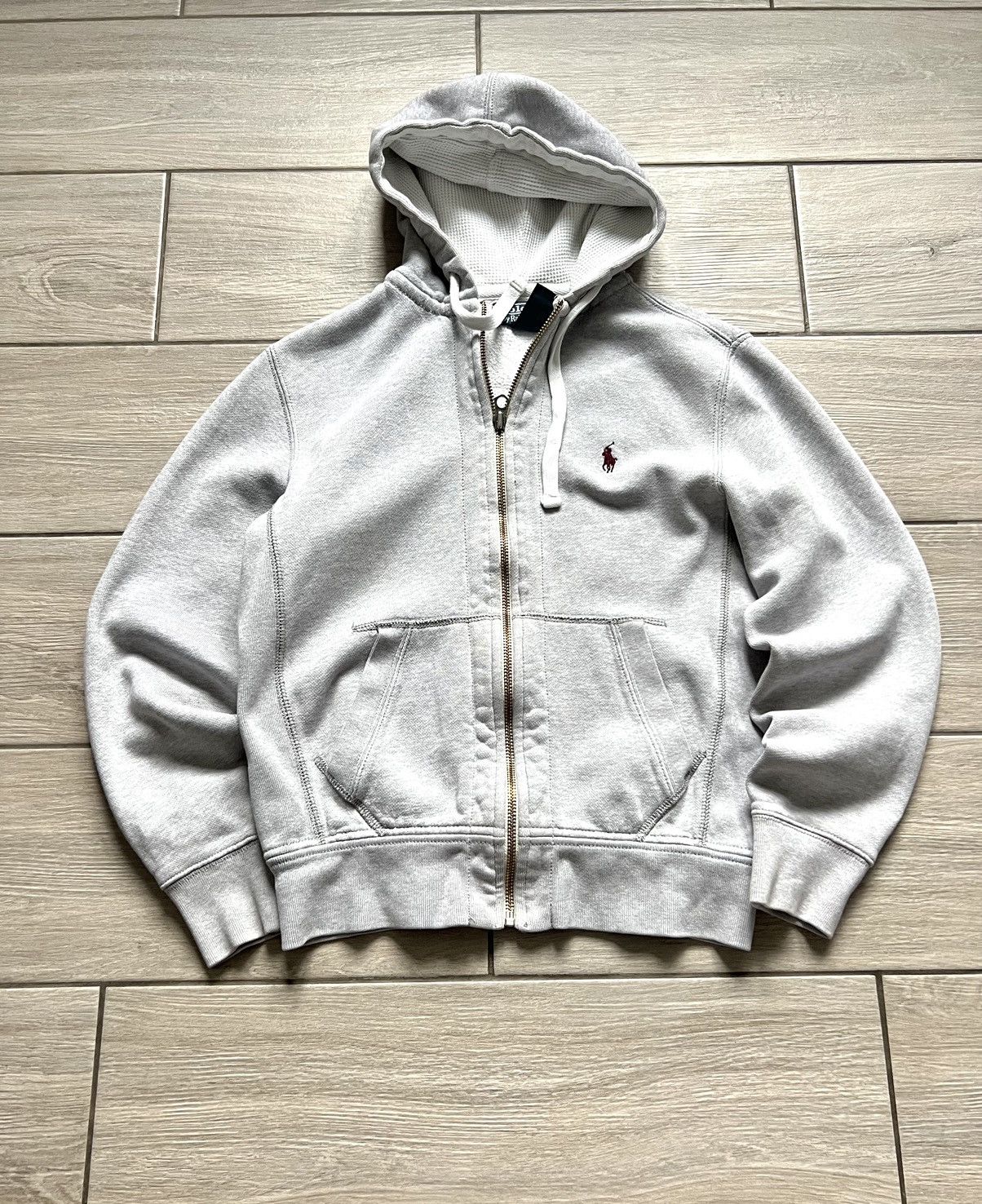 Japanese Brand × Polo Ralph Lauren Vintage Polo Ralph Lauren Zip Hoodie Hype Trend Y2K 00s USA Size US S / EU 44-46 / 1 - 2 Thumbnail
