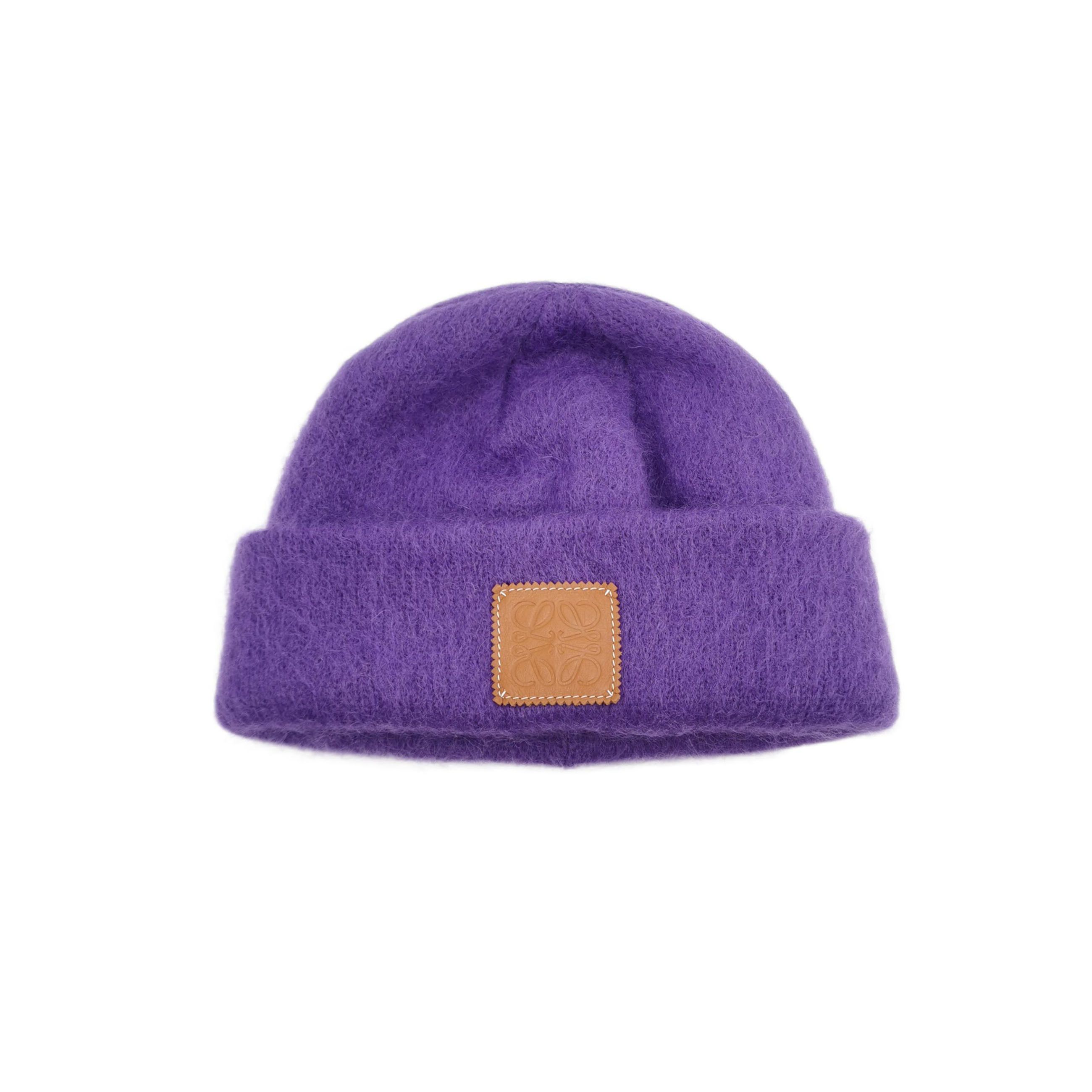 Loewe Loewe Anagram Patch Beanie ONE SIZE Size ONE SIZE - 1 Thumbnail