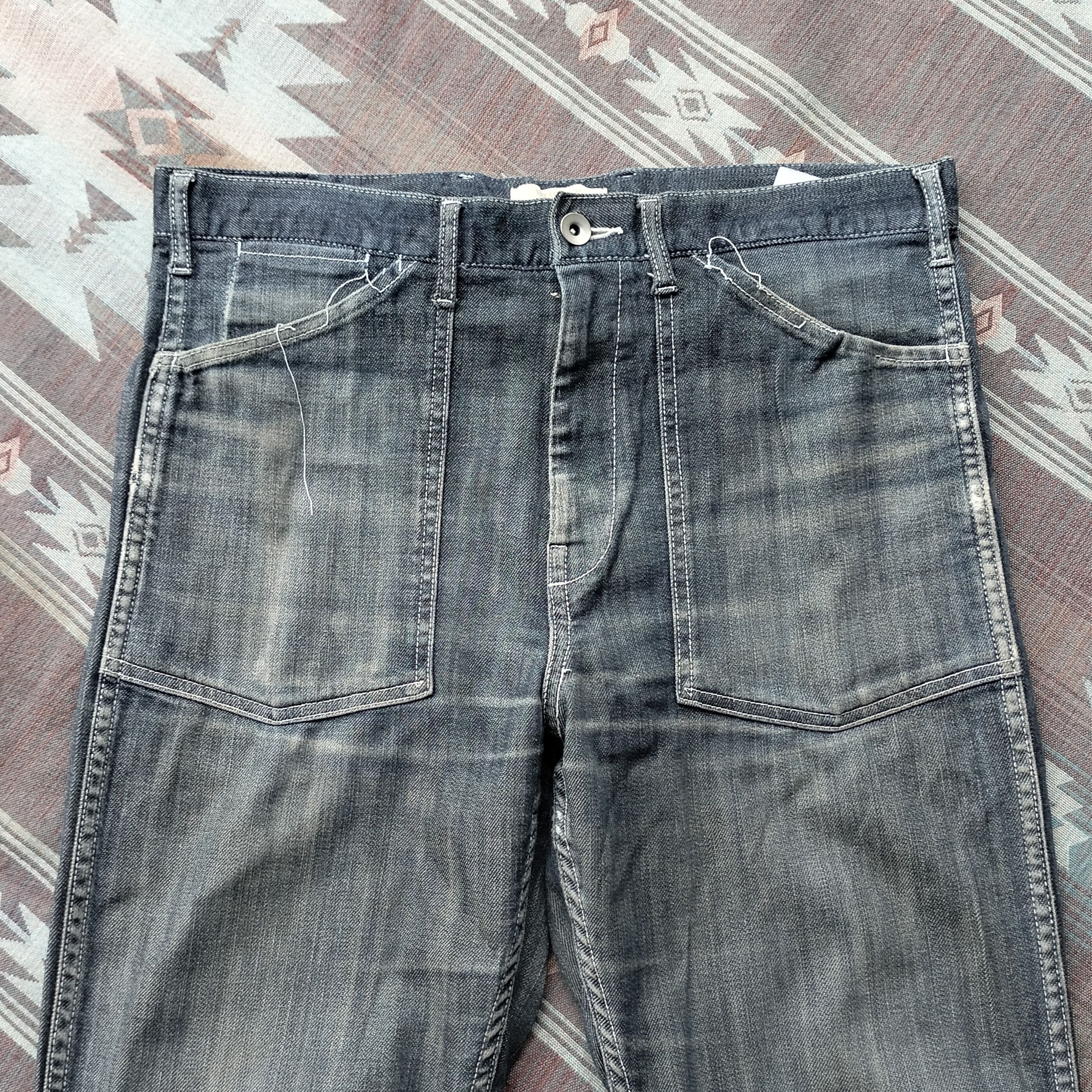 Tornado Mart Vintage browny japan buckle back bush jeans Size US 32 / EU 48 - 3 Thumbnail