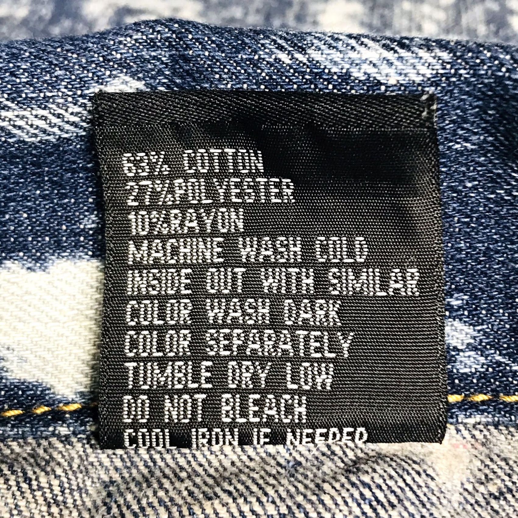 Southpole Southpole Men Blue Acid Wash Distressed USA Button-Up Denim Vest XL Shirt Vest Size US XL / EU 56 / 4 - 4 Thumbnail