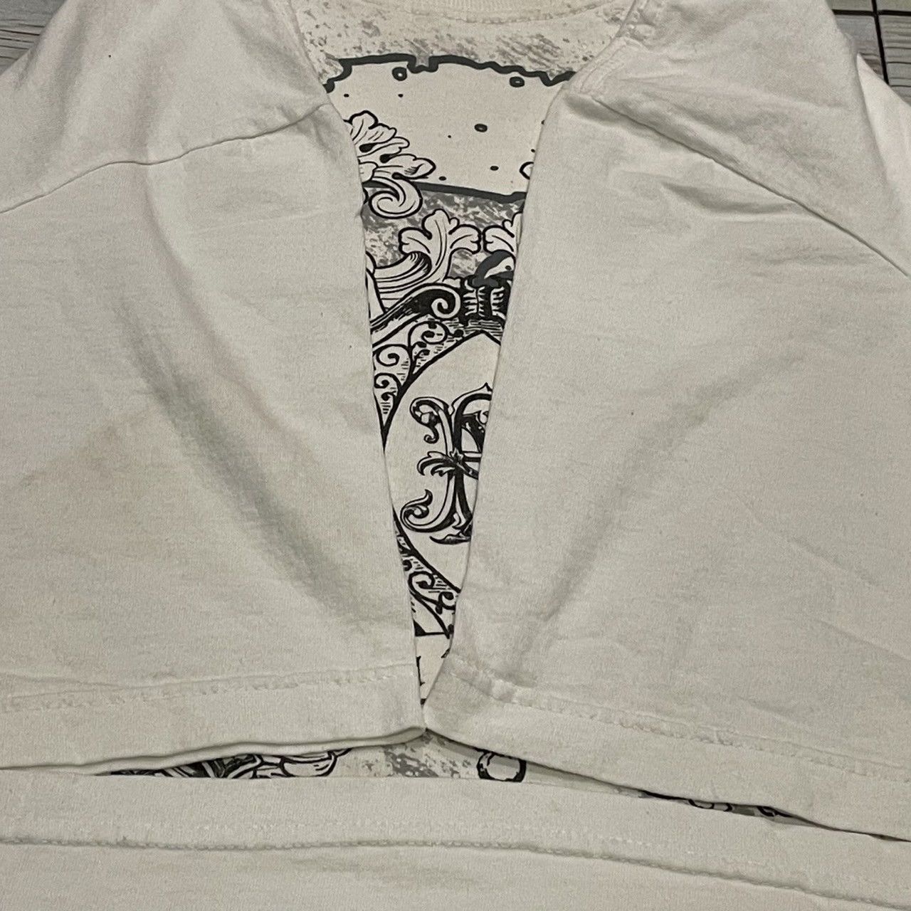 Affliction × Ed Hardy × Tapout Rare Phat Farm Wings Cross Tee Y2K Affliction Style Size US XL / EU 56 / 4 - 4 Thumbnail