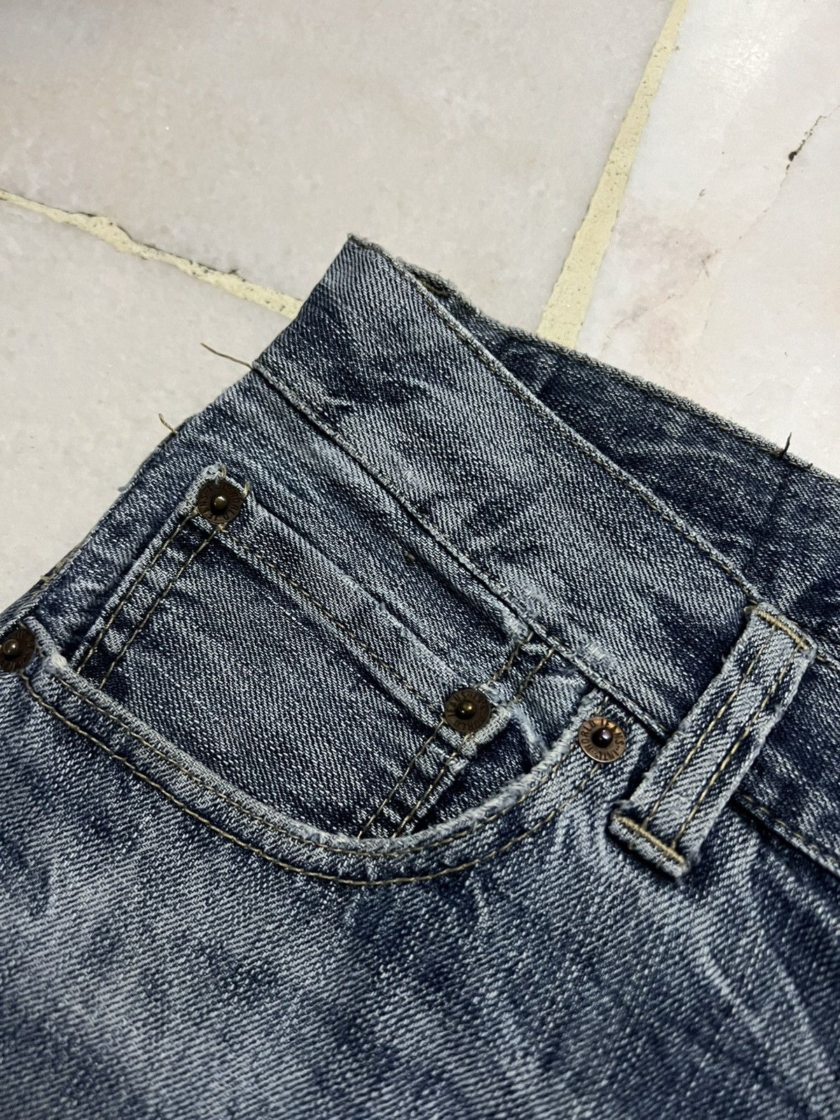 Japanese Brand Anti Label Faded Jean Japan Size US 32 / EU 48 - 10 Thumbnail