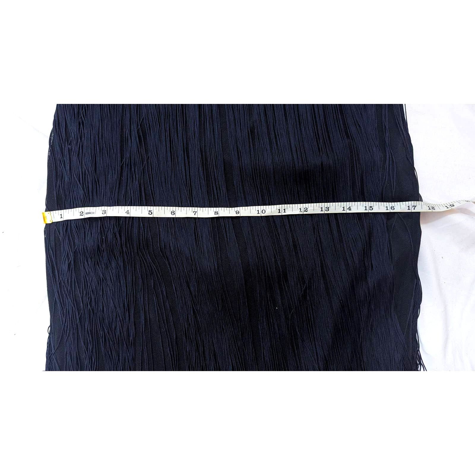 Versace Dolce & Gabbana Vtg 20s Silk Fringe Long Skirt sz 34/48 Size 30" / US 8 / IT 44 - 18 Thumbnail