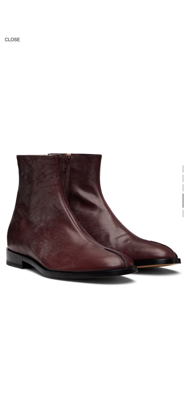 MM6 Mm6 leather ankle boots Size US 9 / EU 42 - 3 Thumbnail