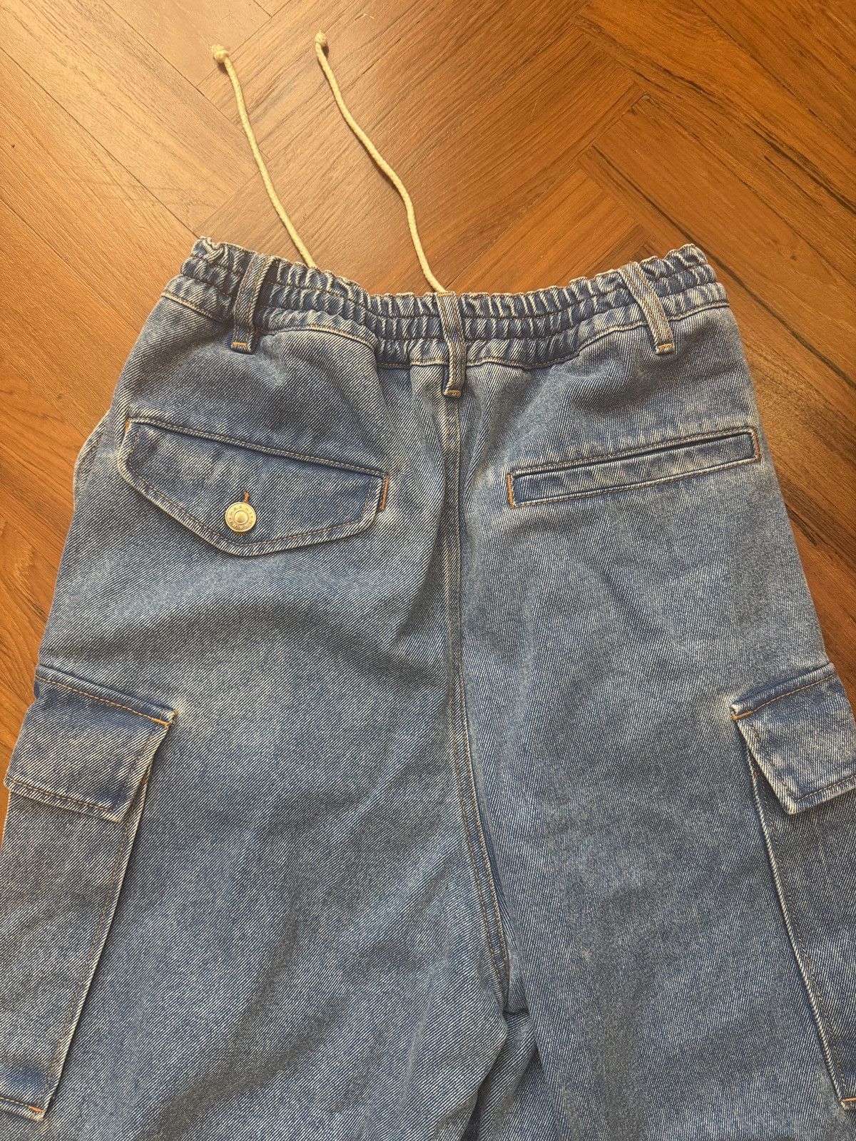 Marni Blue Denim Cargo Pants Size US 29 - 9 Thumbnail