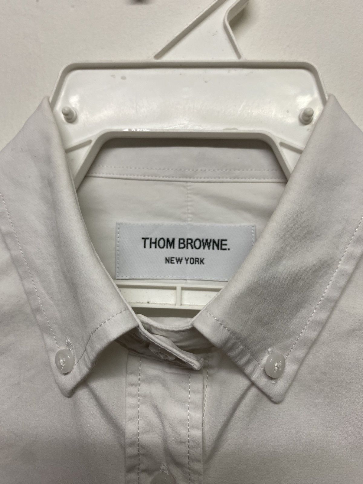 Thom Browne Thom Browne White Oxford Shirt Size XS / US 0-2 / IT 36-38 - 4 Thumbnail