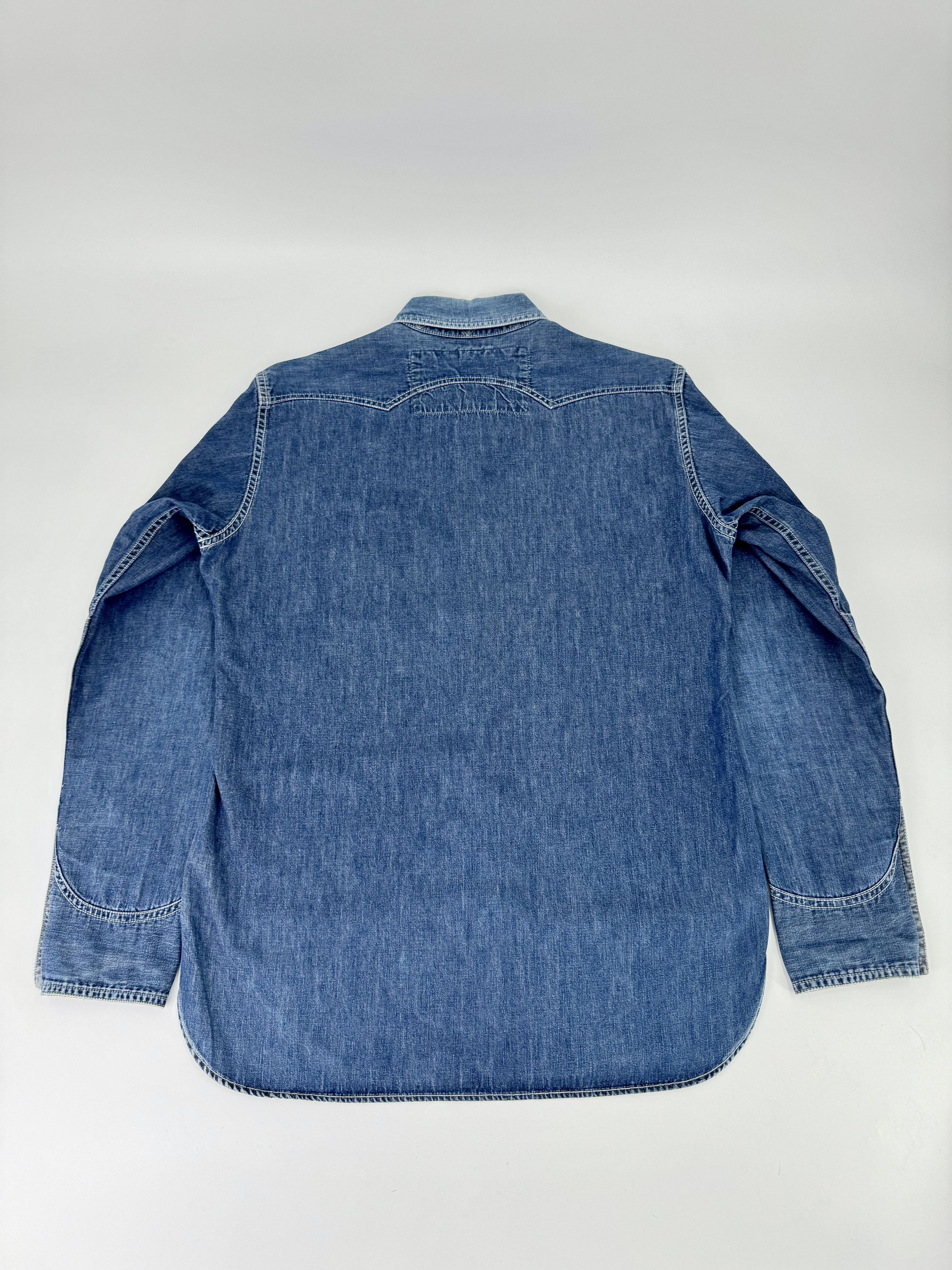 Mister Freedom × Sugar Cane Mister Freedom x Sugar Cane Denim Shirt CPO Small Japan Size US S / EU 44-46 / 1 - 4 Thumbnail