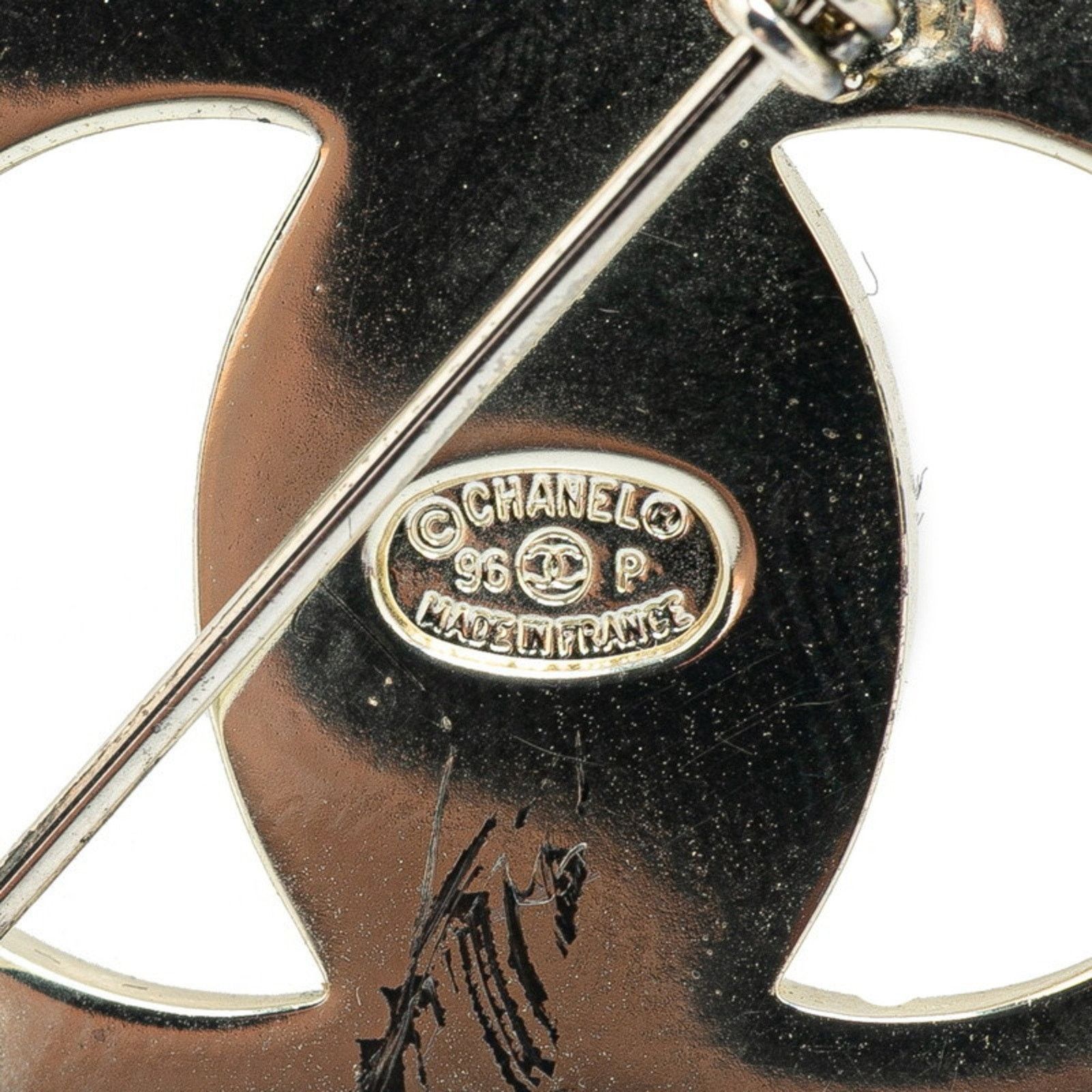 Chanel Coco Mark Metal Brooch with Box