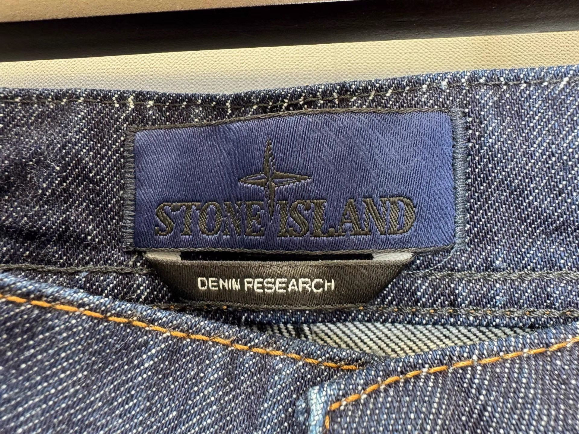 Stone Island Stone Island Navy Straight-leg Jeans K36 Size US 32 / EU 48 - 3 Thumbnail