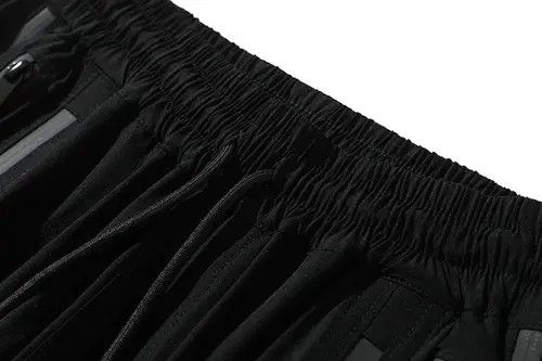 Leather Front Double Zipper Straight Loose Vibe Style Pant Size US 35 - 4 Thumbnail
