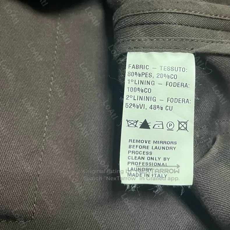 Walter Van Beirendonck Walter Van Beirendonck 21ss mirror coffee suit Size 50R - 6 Thumbnail