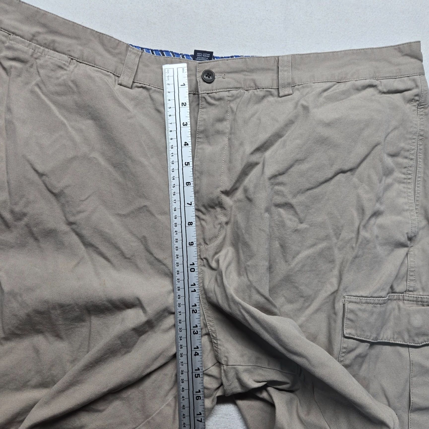 Chaps Chaps Cargo Shorts Adult Men's Size 46 Tan Brown 100% Cotton Cargo Pocket Pockets Size US 30 / EU 46 - 5 Thumbnail