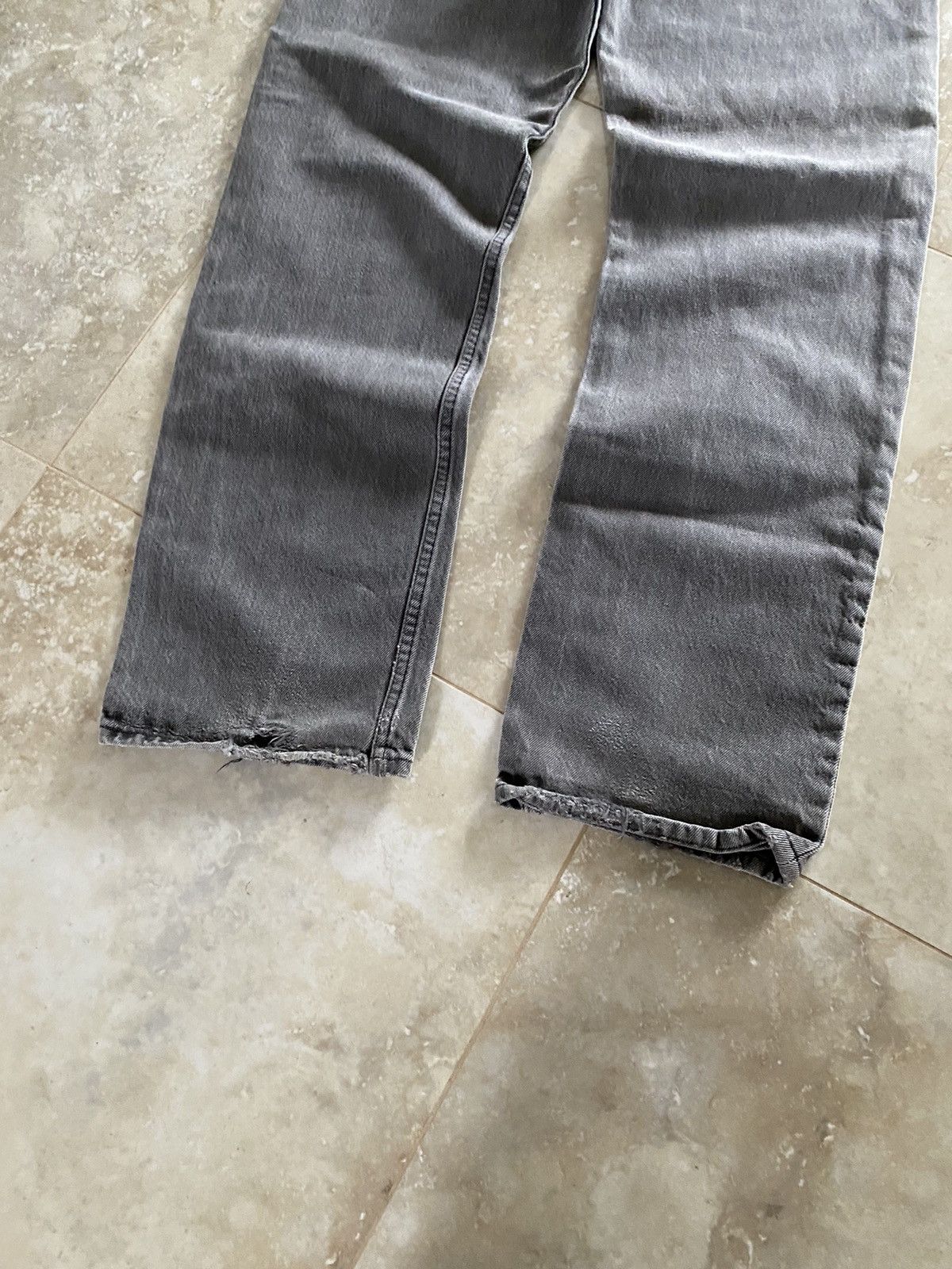 Levi's Vintage Levis 501 Baggy Jeans Made Usa 2000s Washed Denim Size US 34 / EU 50 - 6 Thumbnail