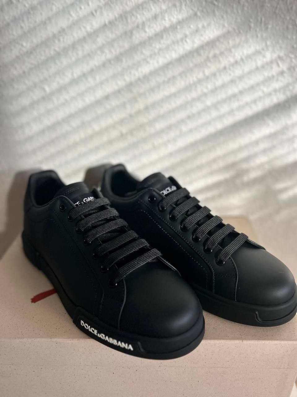 Dolce & Gabbana Dolce & Gabbana logo-patch low-top sneakers Size US 9 / EU 42 - 1 Thumbnail