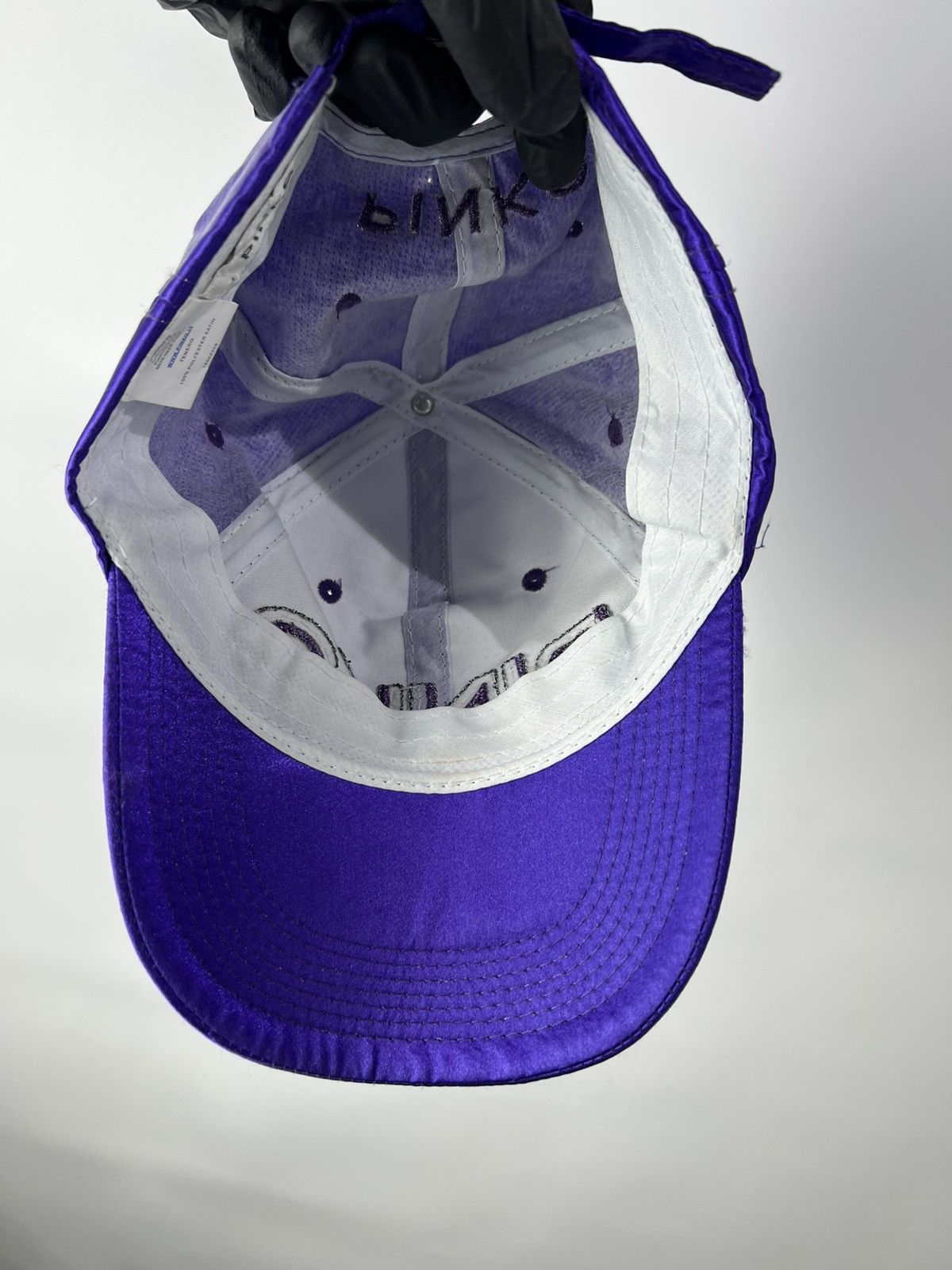 Designer Vintage 90s designer streetwear Pinko purple cap Size ONE SIZE - 5 Thumbnail