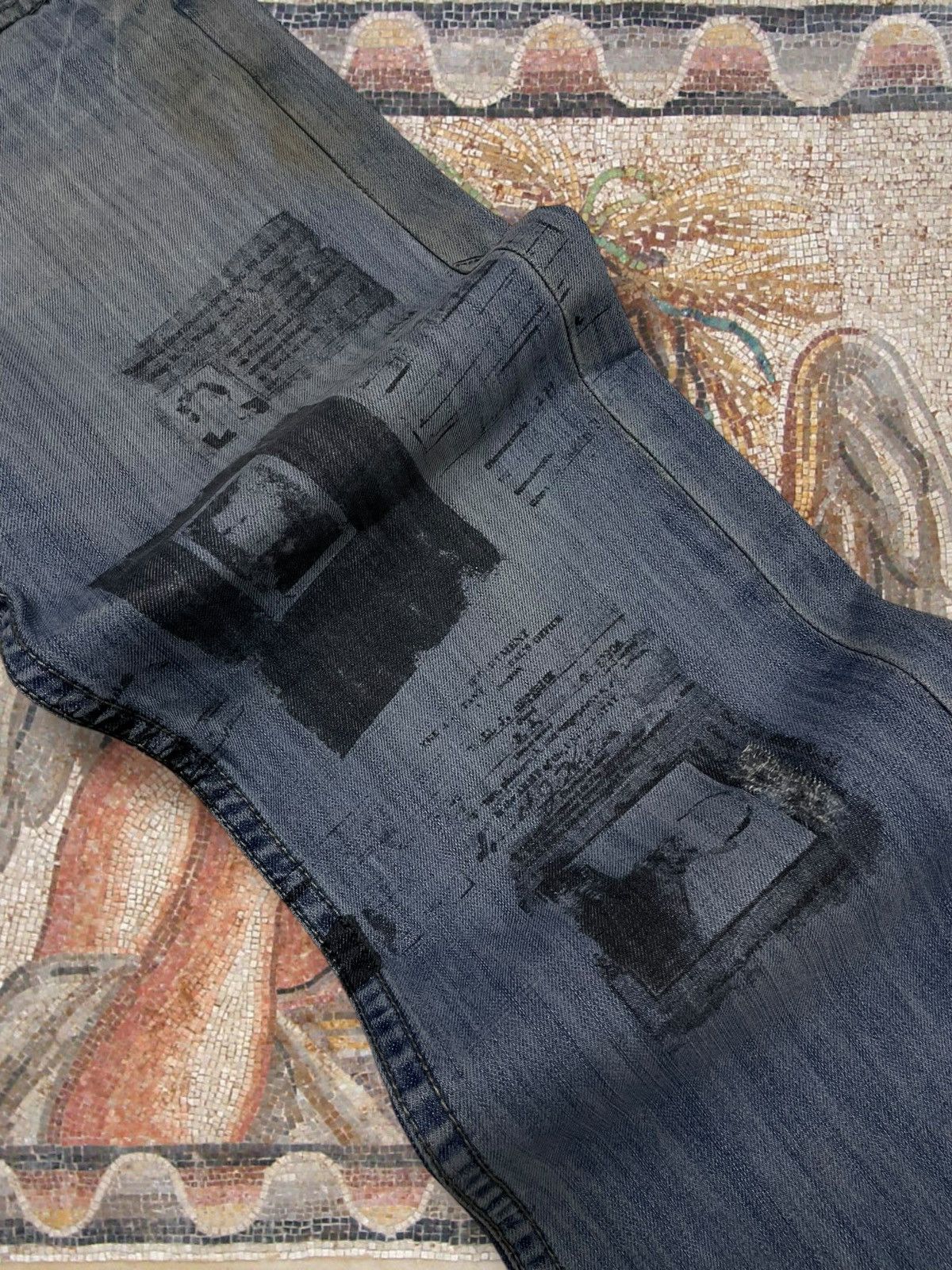 Japanese Brand Vintage 1990s OG Designer Japan Tough Serial Killer Denim Size US 34 / EU 50 - 8 Thumbnail