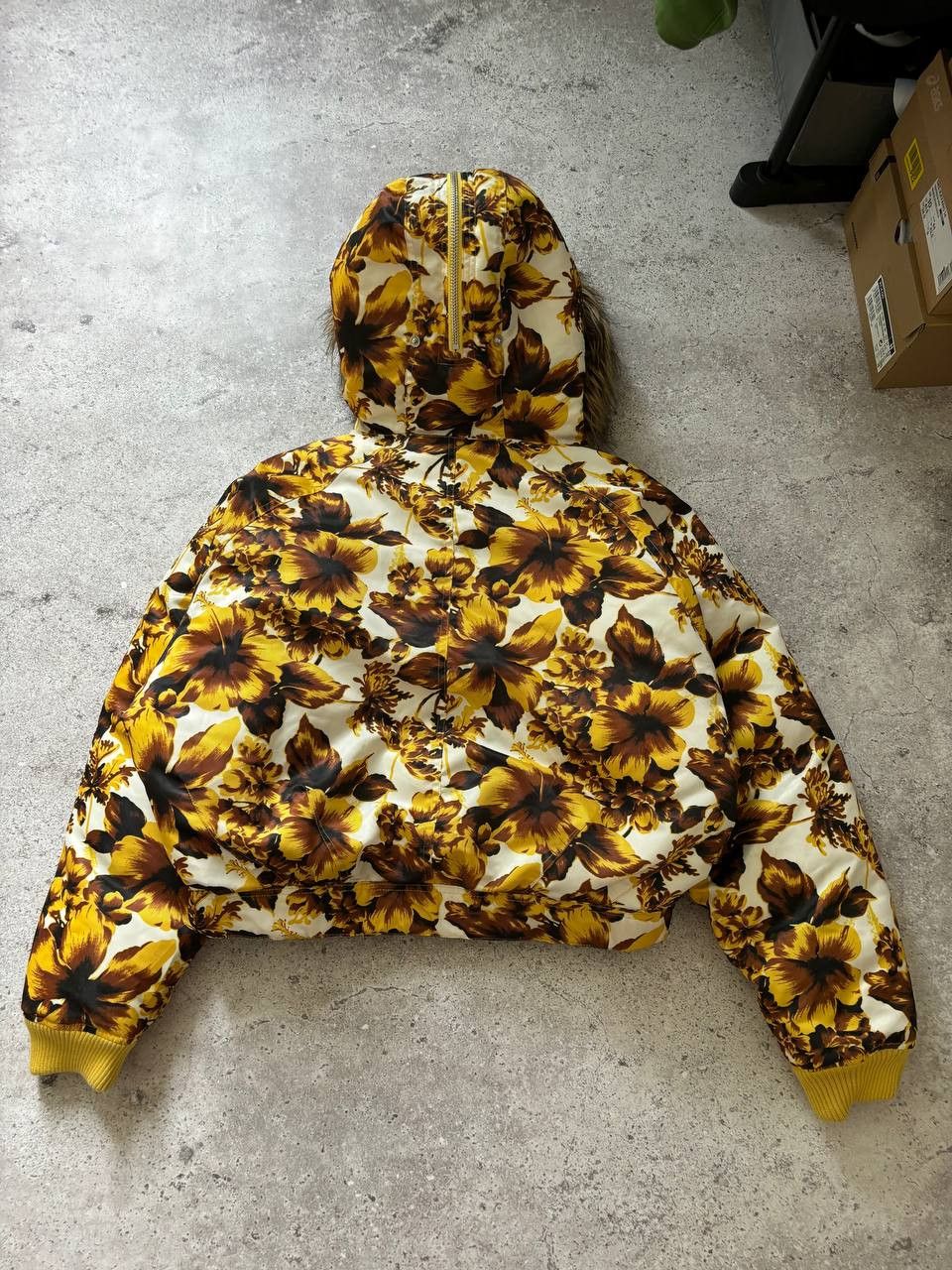 Adidas × Jeremy Scott Jeremy Scott Oversize Bomber Full Zip Fur Hood Size M / US 6-8 / IT 42-44 - 8 Thumbnail