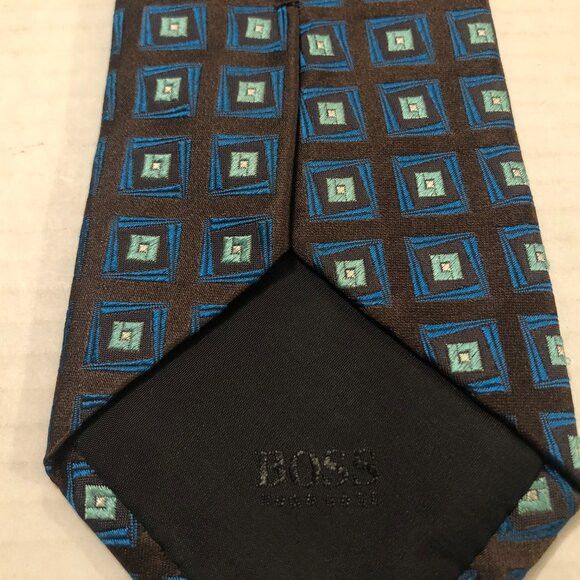 Hugo Boss Hugo boss men's new 100%silk tie 3 1/2" X 59" Size ONE SIZE - 3 Thumbnail