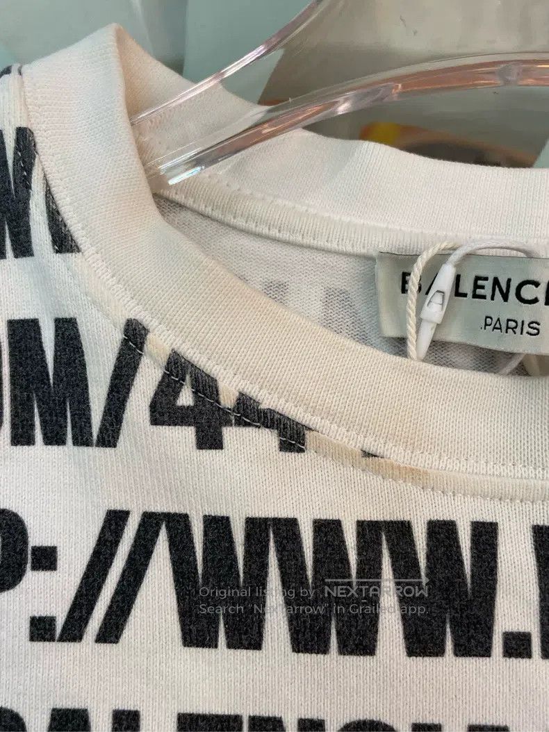 Balenciaga Balenciaga Fully Printed Letter T-Shirt Size US S / EU 44-46 / 1 - 7 Thumbnail