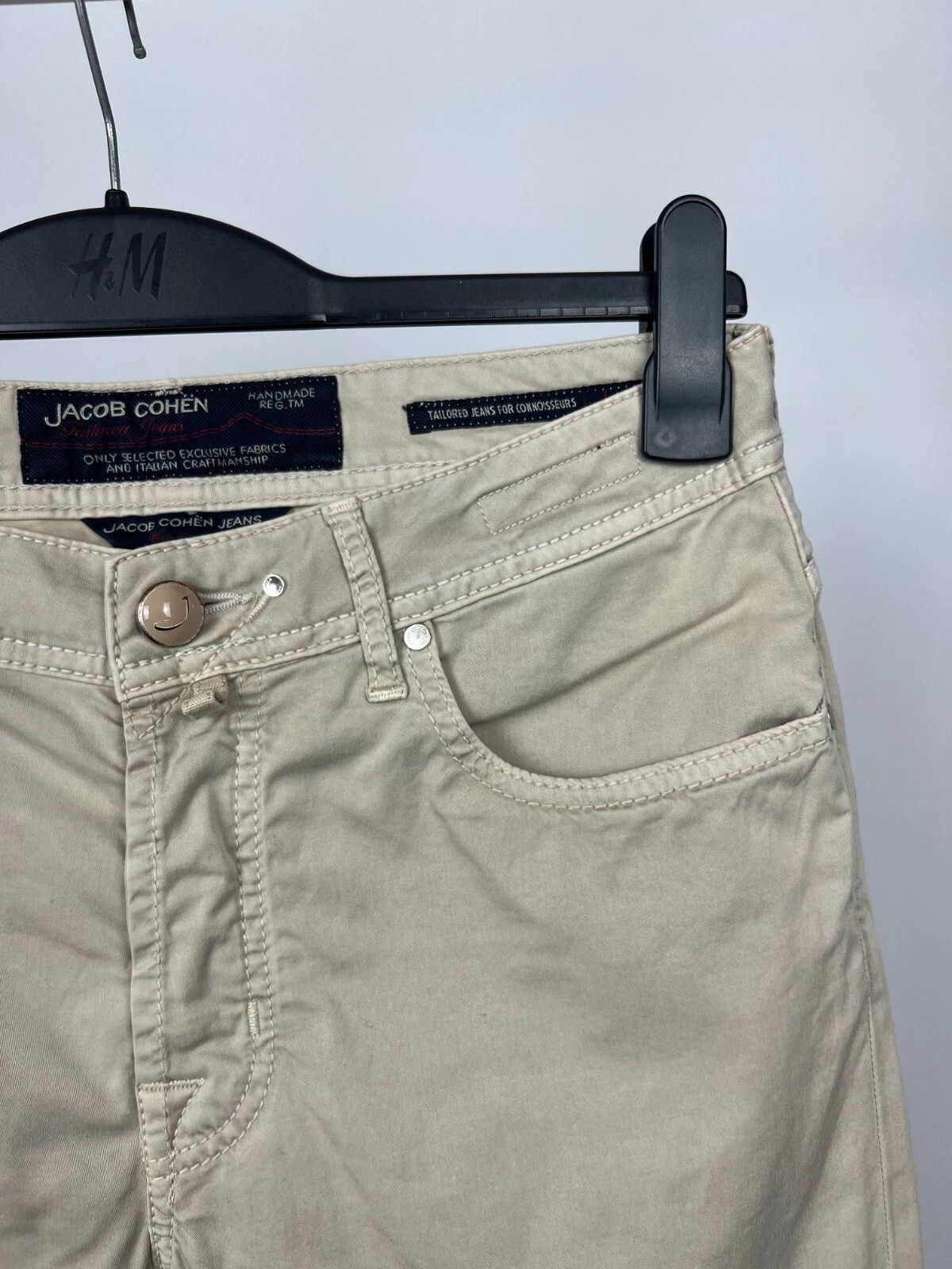 Jacob Cohen Jacob Cohen Beige Casual Handmade Italian Tailored Jeans Size US 30 / EU 46 - 5 Thumbnail