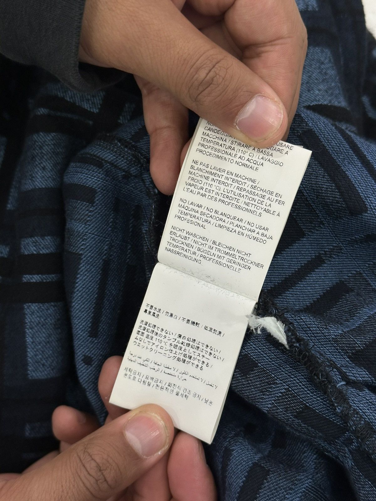 Off-White Off White Blue Flannel Size US M / EU 48-50 / 2 - 9 Thumbnail