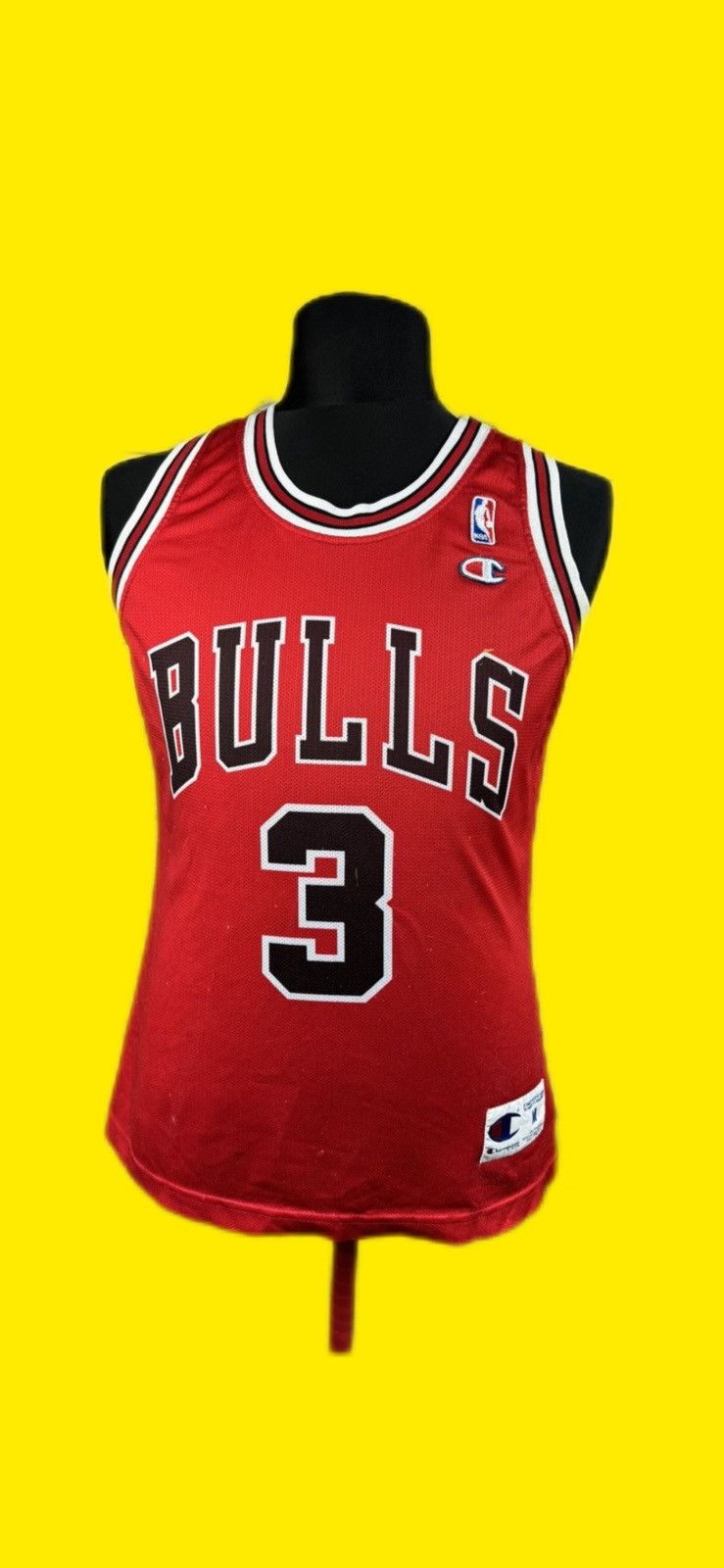 CHAMPION CHICAGO BULLS CHANDLER NBA JERSEY 3 SIZE M