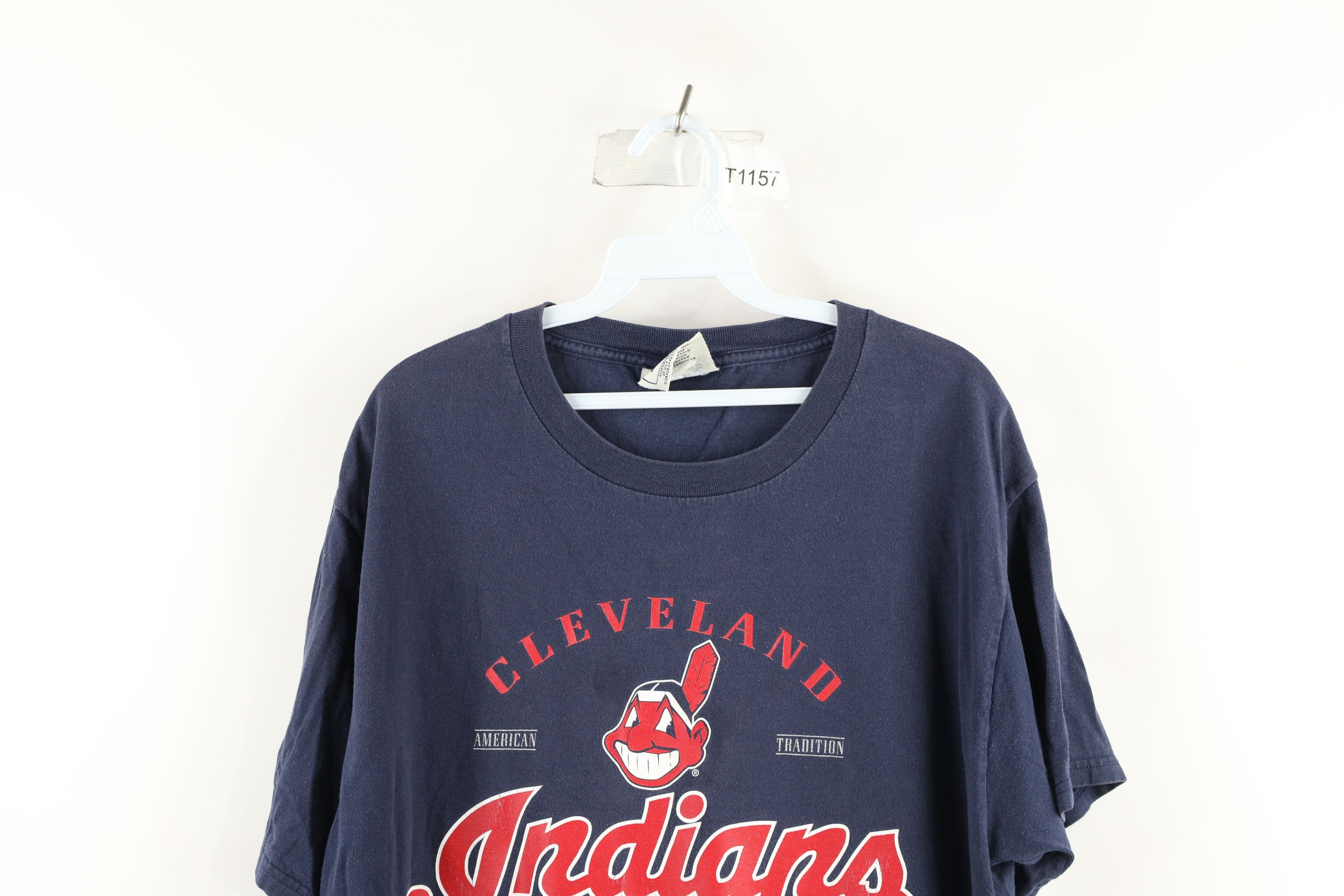 Vintage Vintage Y2K 2000 Chief Wahoo Cleveland Indians T-Shirt Size US L / EU 52-54 / 3 - 2 Thumbnail