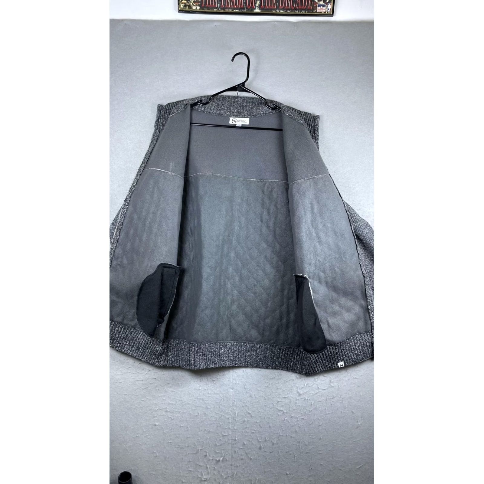 Vintage Silversilk Jacket Mens 3XL Gray Knit Quilted Full Zip Padded Lined Warm Outdoor Size US XXL / EU 58 / 5 - 6 Thumbnail