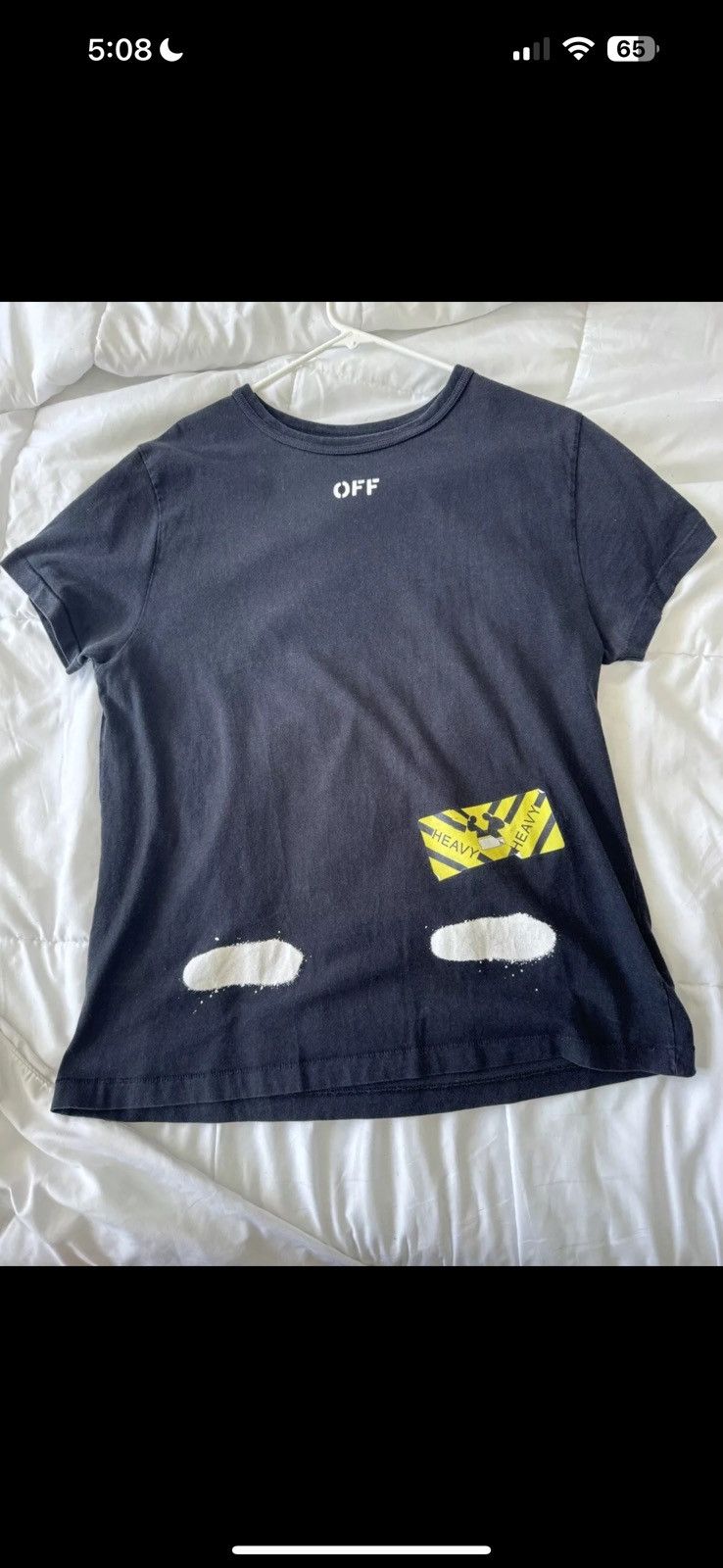 Off-White Off-White Spray Tee/T-Shirt Size Small (oversized) Size US S / EU 44-46 / 1 - 1 Thumbnail