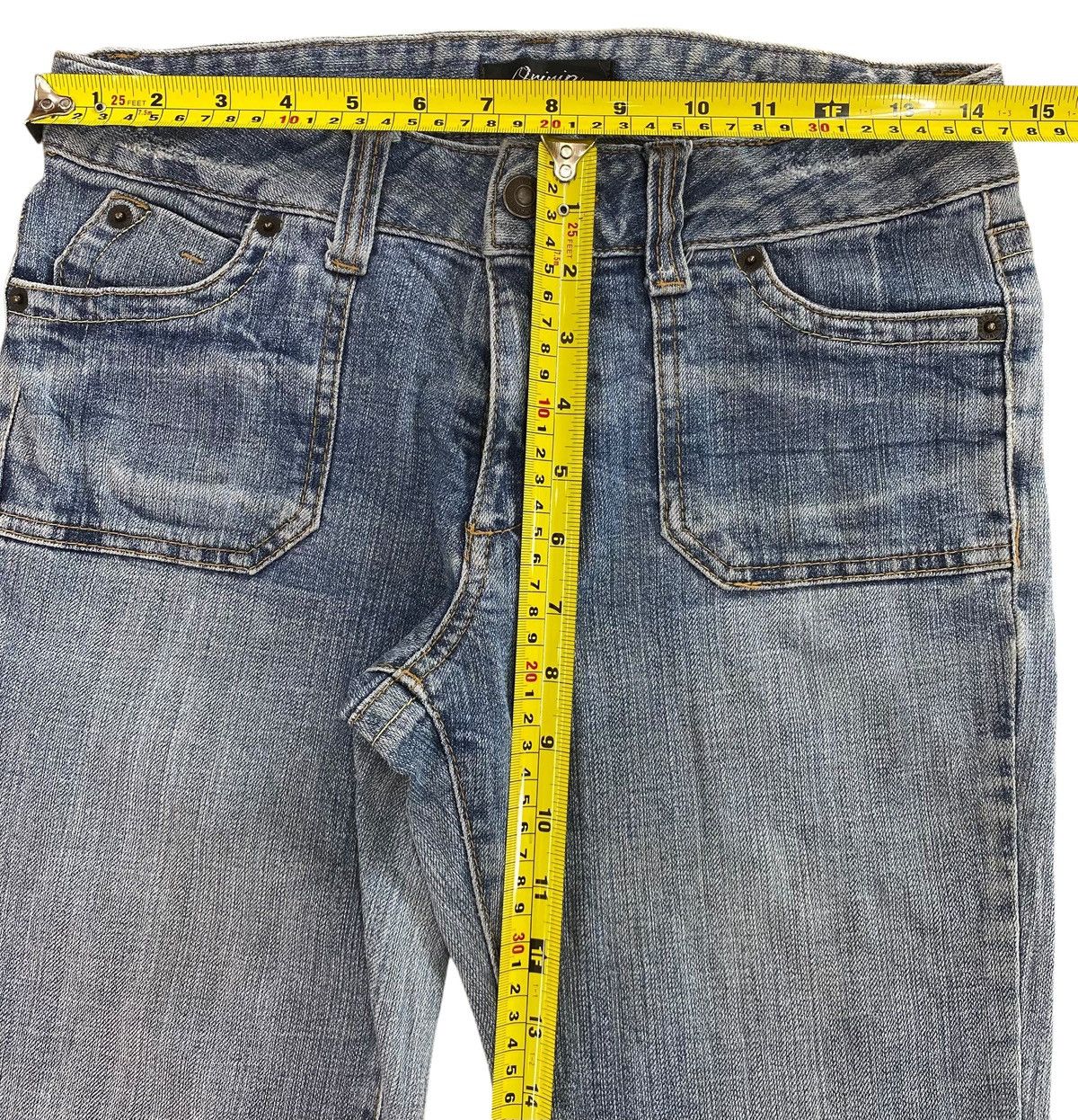 Japanese Brand Japanese Brand Faded Blue Flared Jeans Y2K Style Size US 29 - 8 Thumbnail