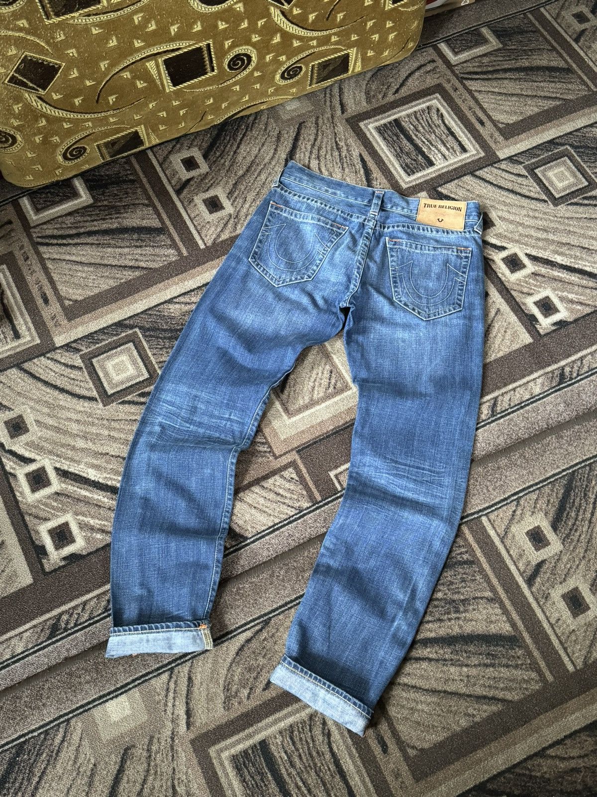 True Religion True Religion Jeans Japanese Big Logo Size 31 Size US 31 - 3 Thumbnail