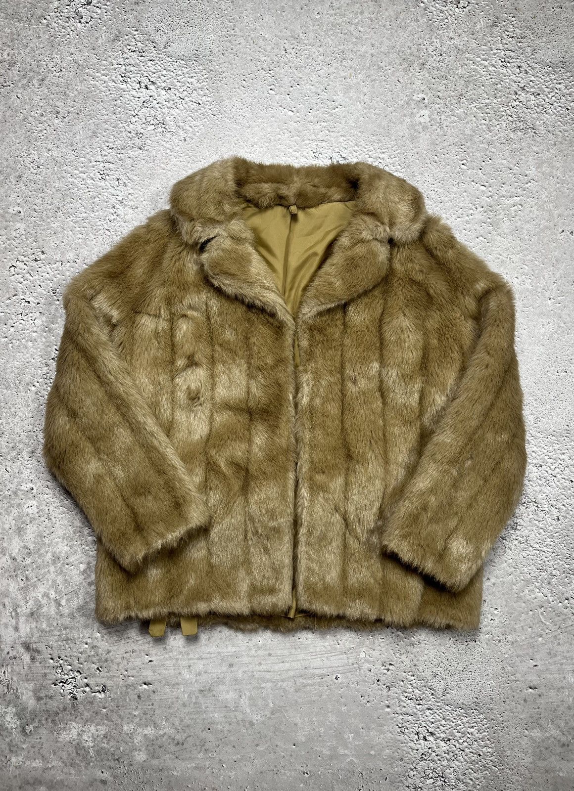 Other Women’s Vintage Faux Fur Coat Brown Jacket Size L / US 10 / IT 46 - 1 Thumbnail