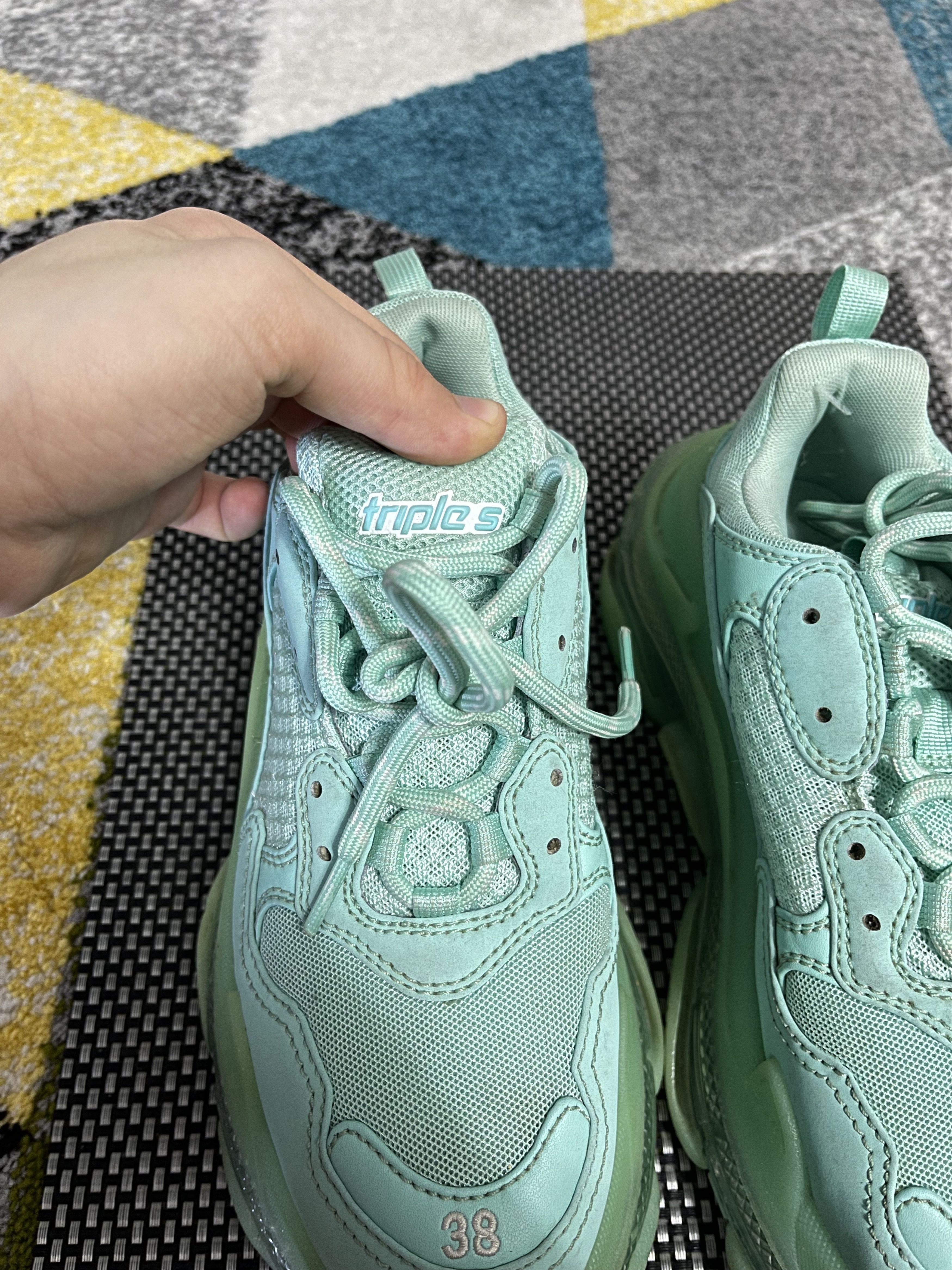 Balenciaga Balenciaga Triple S Clear Sole Size US 7 / IT 37 - 8 Thumbnail