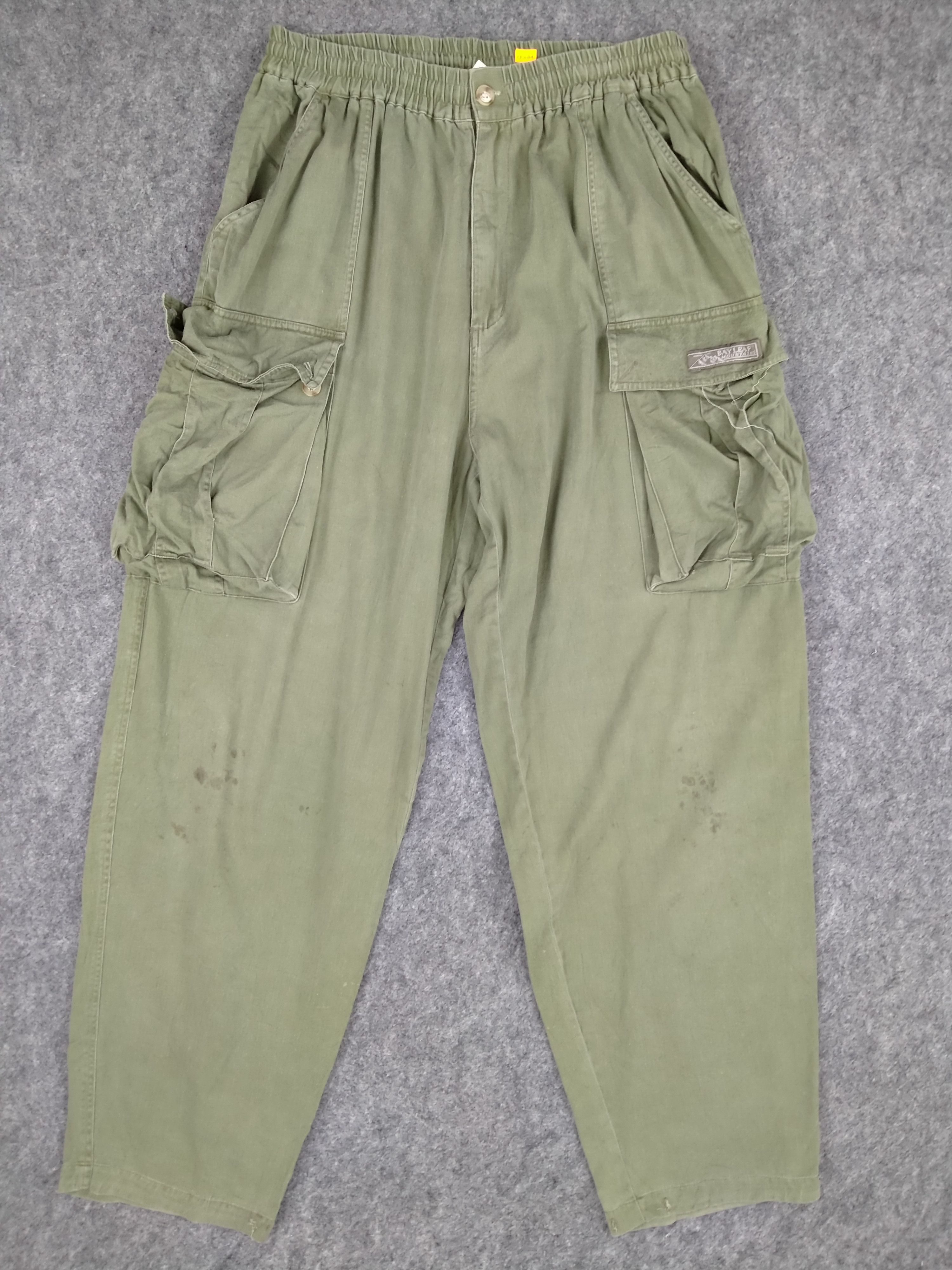 Japanese Brand Elastic/Drawstring Waist Japanese Brand Cargo 30x30.5 -CP084 Size US 30 / EU 46 - 1 Thumbnail