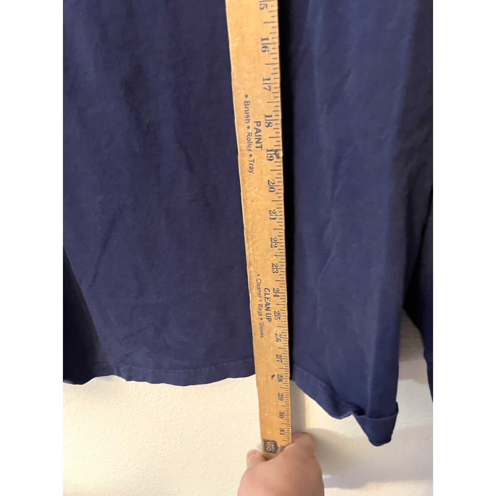 Polo Ralph Lauren Polo Ralph Lauren Tee T Shirt Mens Large Navy Knit Crew Neck Long Sleeve Blue Logo Size US L / EU 52-54 / 3 - 5 Thumbnail
