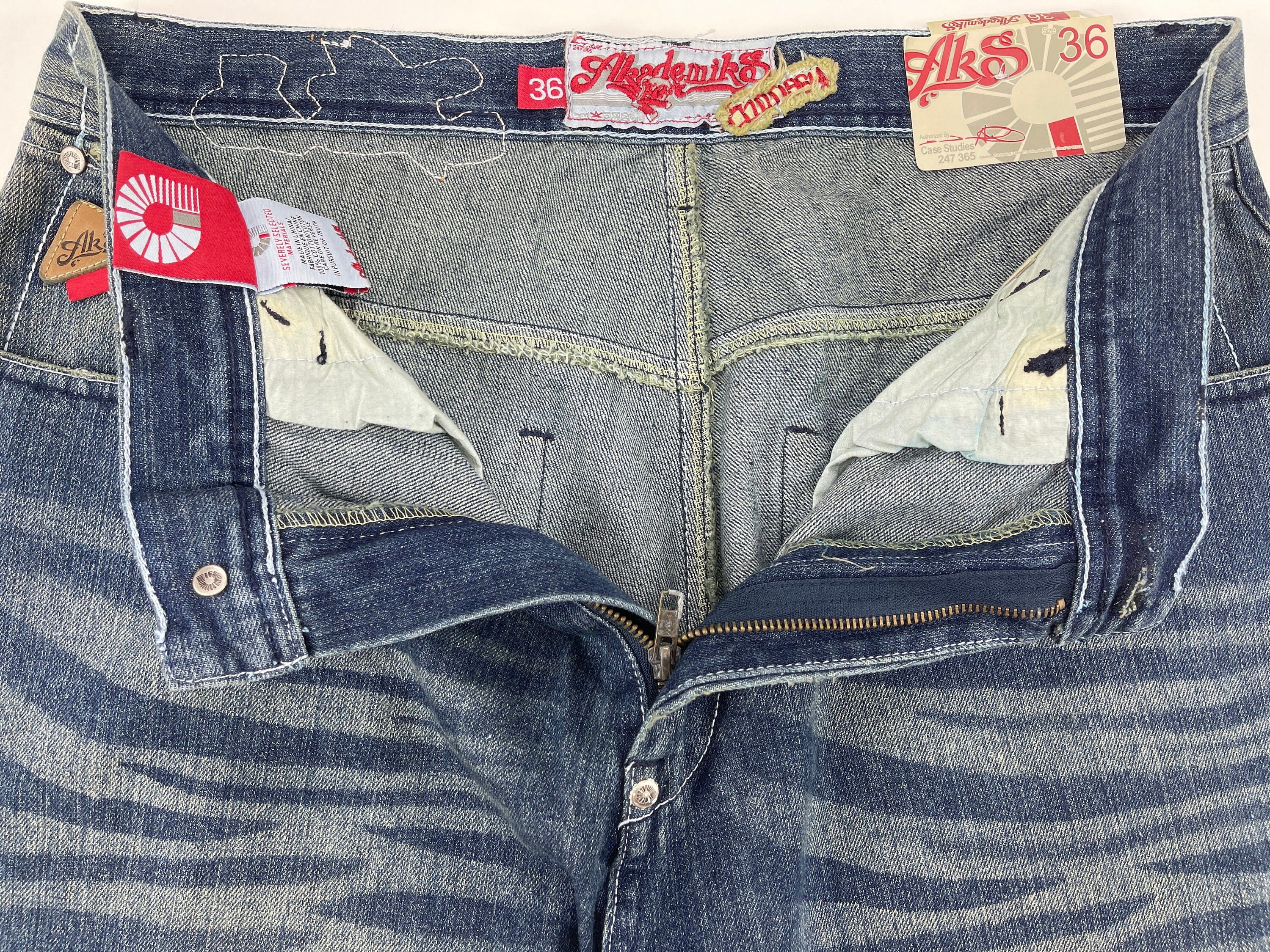 Akademiks Akademiks jeans, vintage, 90s hip hop, baggy jeans, 1990s 36 Size US 36 / EU 52 - 9 Thumbnail