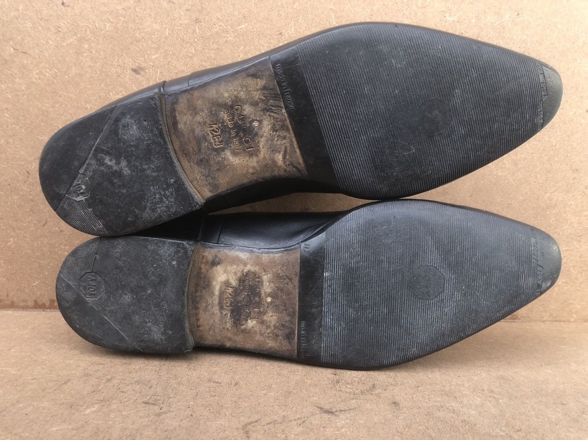 Gucci Gucci Black Calfskin Leather Men’s Dress shoes Size 42EJ Size US 8 / EU 41 - 13 Thumbnail