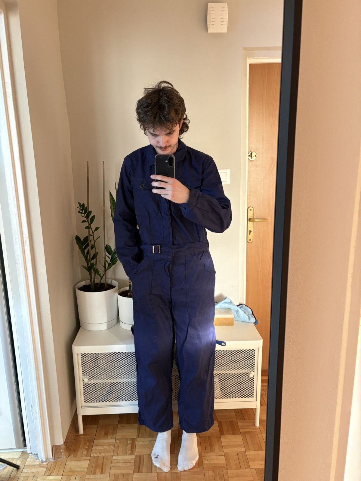 Le Laboureur 40s Vulcain rare button up sanfor coveralls jumpsuit french Size US S / EU 44-46 / 1 - 7 Thumbnail