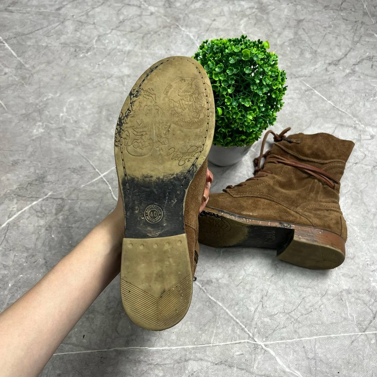 Japanese Brand Vintage AS.98 AirStep Style Acnle Leaher Biker Zipper EUR 40 Size US 7.5 / EU 40-41 - 17 Thumbnail