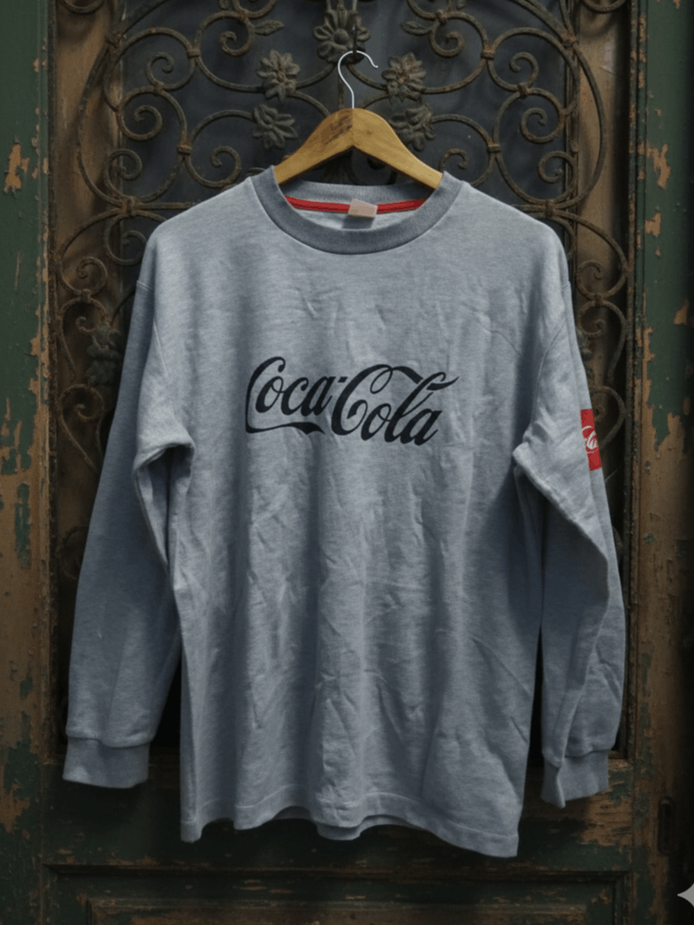 Coca Cola Coca-Cola 2019 Official Licensed Script Logo Grey Size US L / EU 52-54 / 3 - 1 Thumbnail