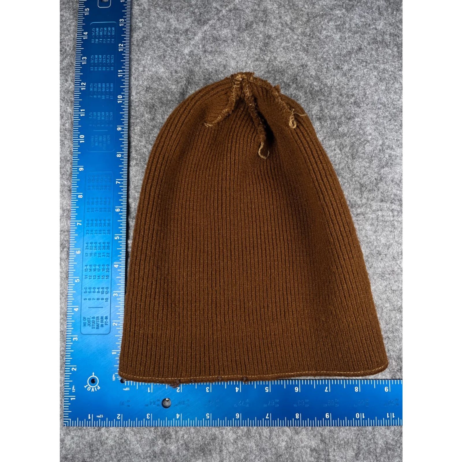 Vintage VINTAGE Beanie Toque Adult One Size Brown Knit Acrylic Blend Camp Hike Ski Outdoors Size ONE SIZE - 4 Thumbnail