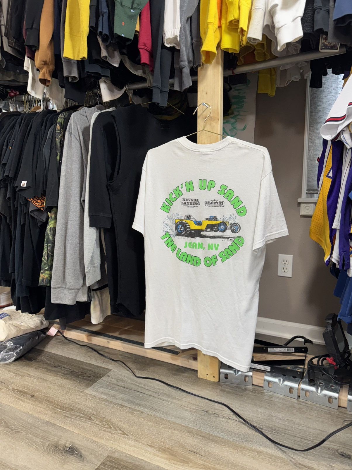 Vintage Bad Ass Vintage Tee RACING HANDPULLED GEM Size US L / EU 52-54 / 3 - 4 Thumbnail