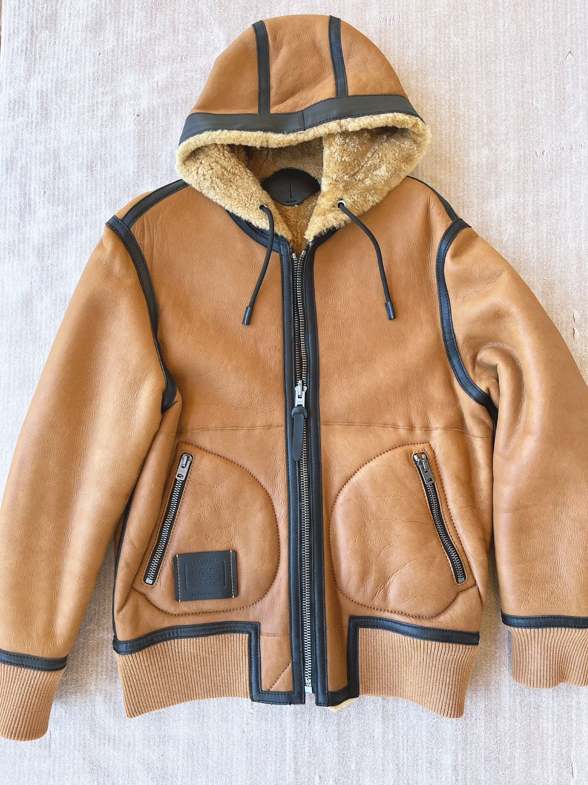 Coach Brand new leather jacket Size US M / EU 48-50 / 2 - 1 Thumbnail