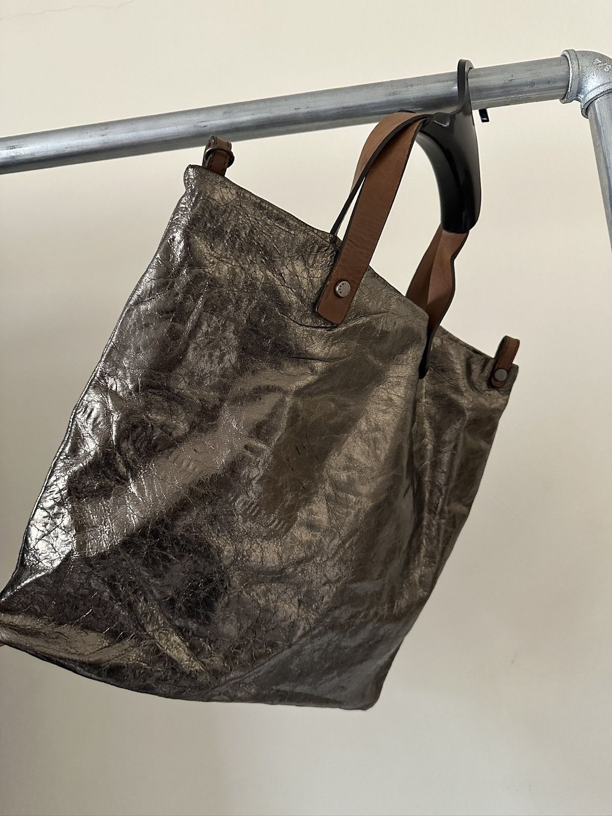 Marni Marni Leather Metallic handle Bag Size ONE SIZE - 3 Thumbnail