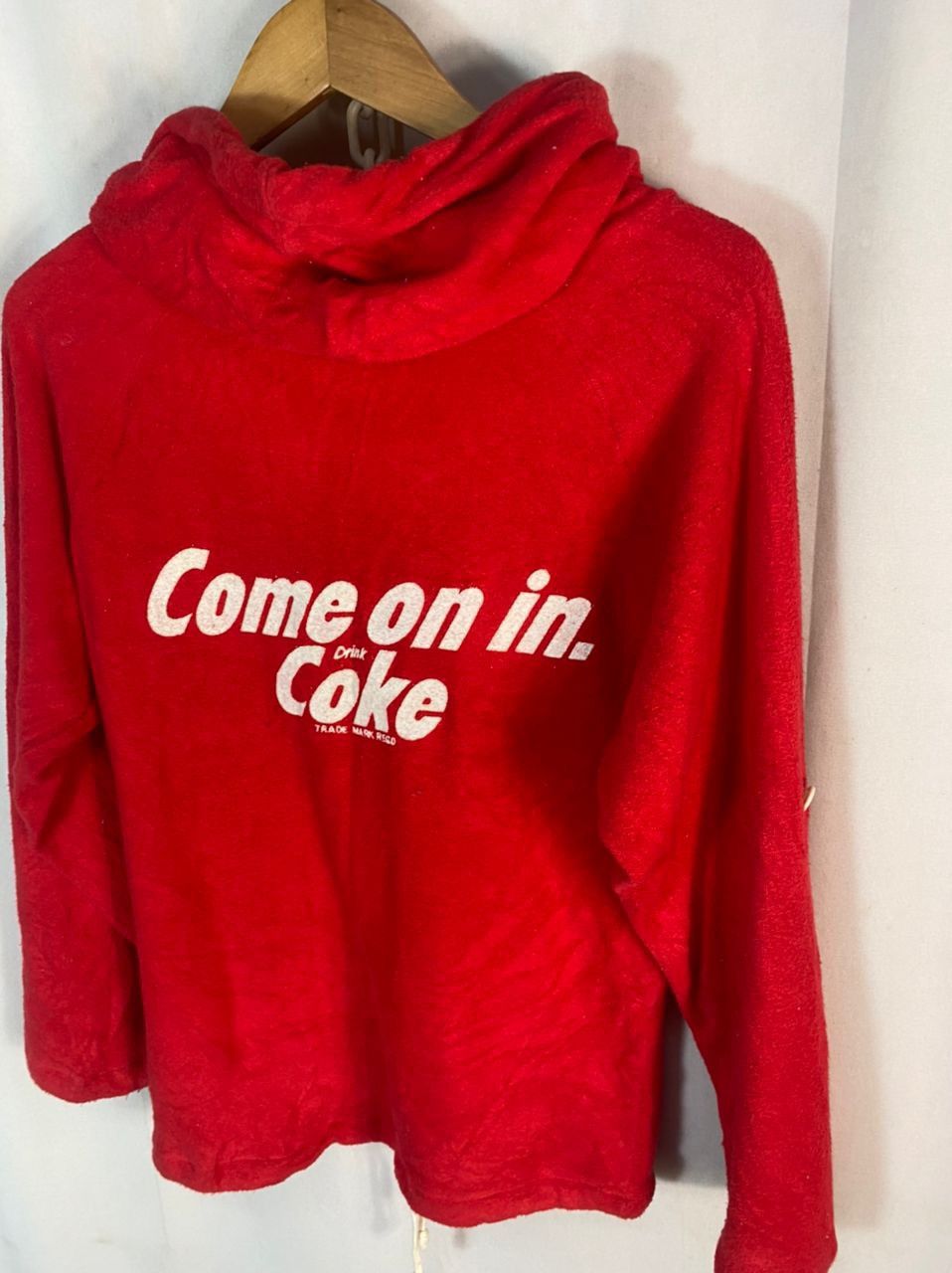 Coca Cola × Vintage “Come on in coke “ long sleeve hoodie shirt by Coca-Cola Size US M / EU 48-50 / 2 - 8 Thumbnail