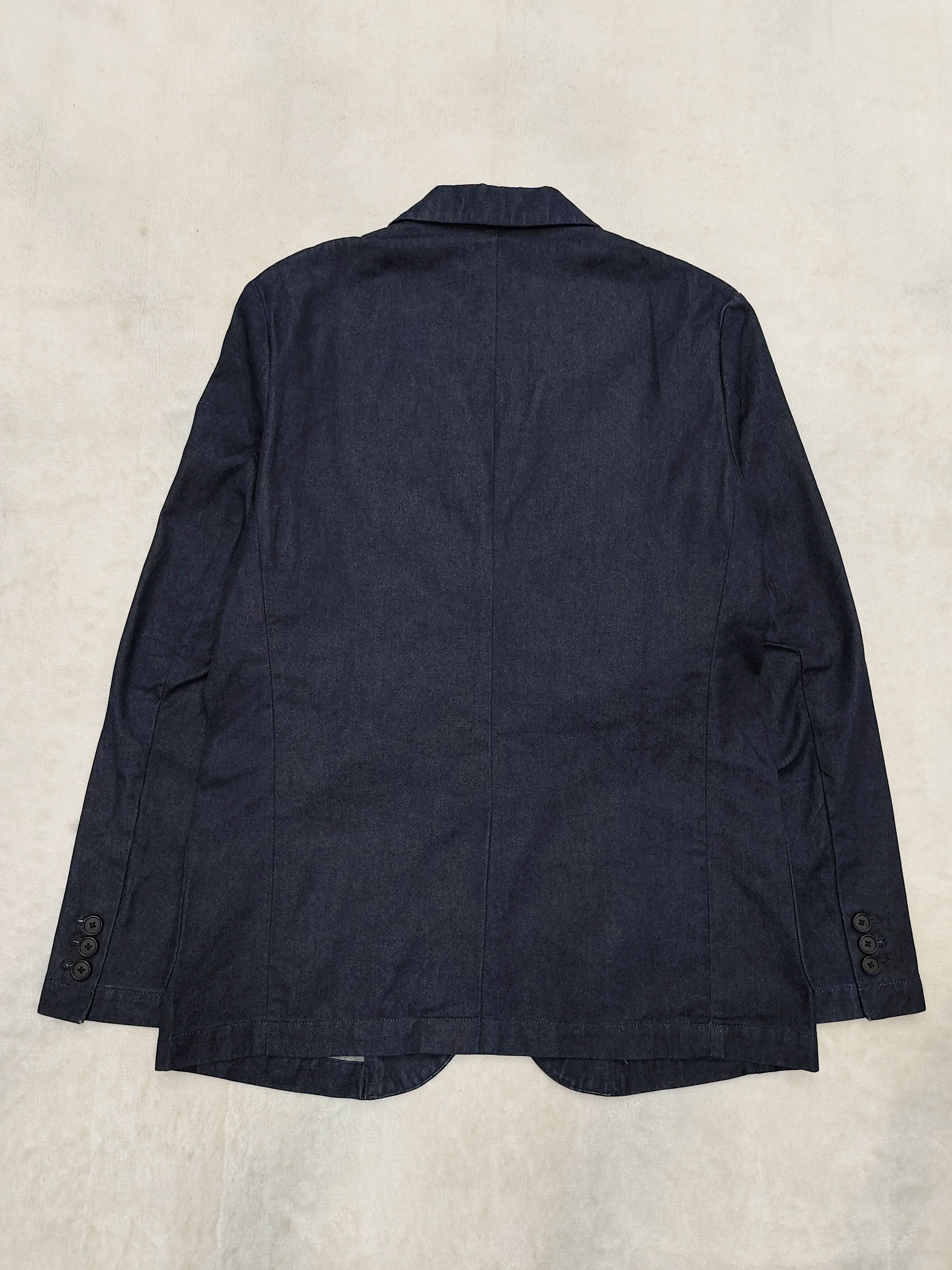 Japanese Brand Le Jun- Archive Japanese Raw Denim Flaker Blazer Jacket Size US S / EU 44-46 / 1 - 3 Thumbnail