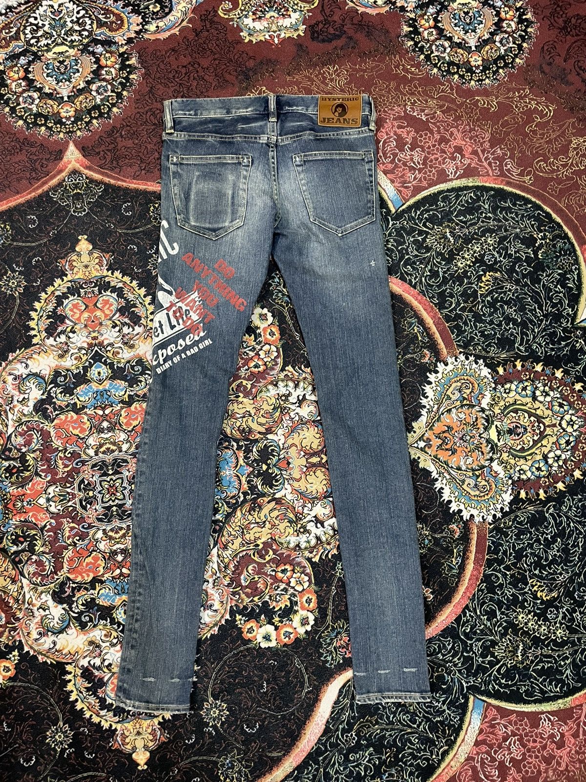 Hysteric Glamour Vintage Hysteric Glamour Punk Skinny Jeans Size 28" / US 6 / IT 42 - 13 Thumbnail