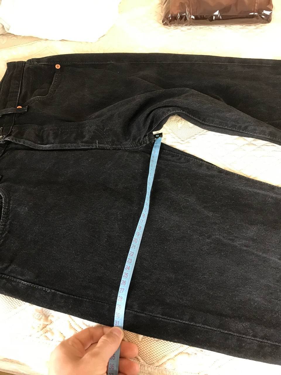 Levi's × Levi's Vintage Clothing × Vintage 🔥 Levis 501 Vintage Denim Jeans Faded Y2K Pants Black Jeans Size US 34 / EU 50 - 12 Thumbnail